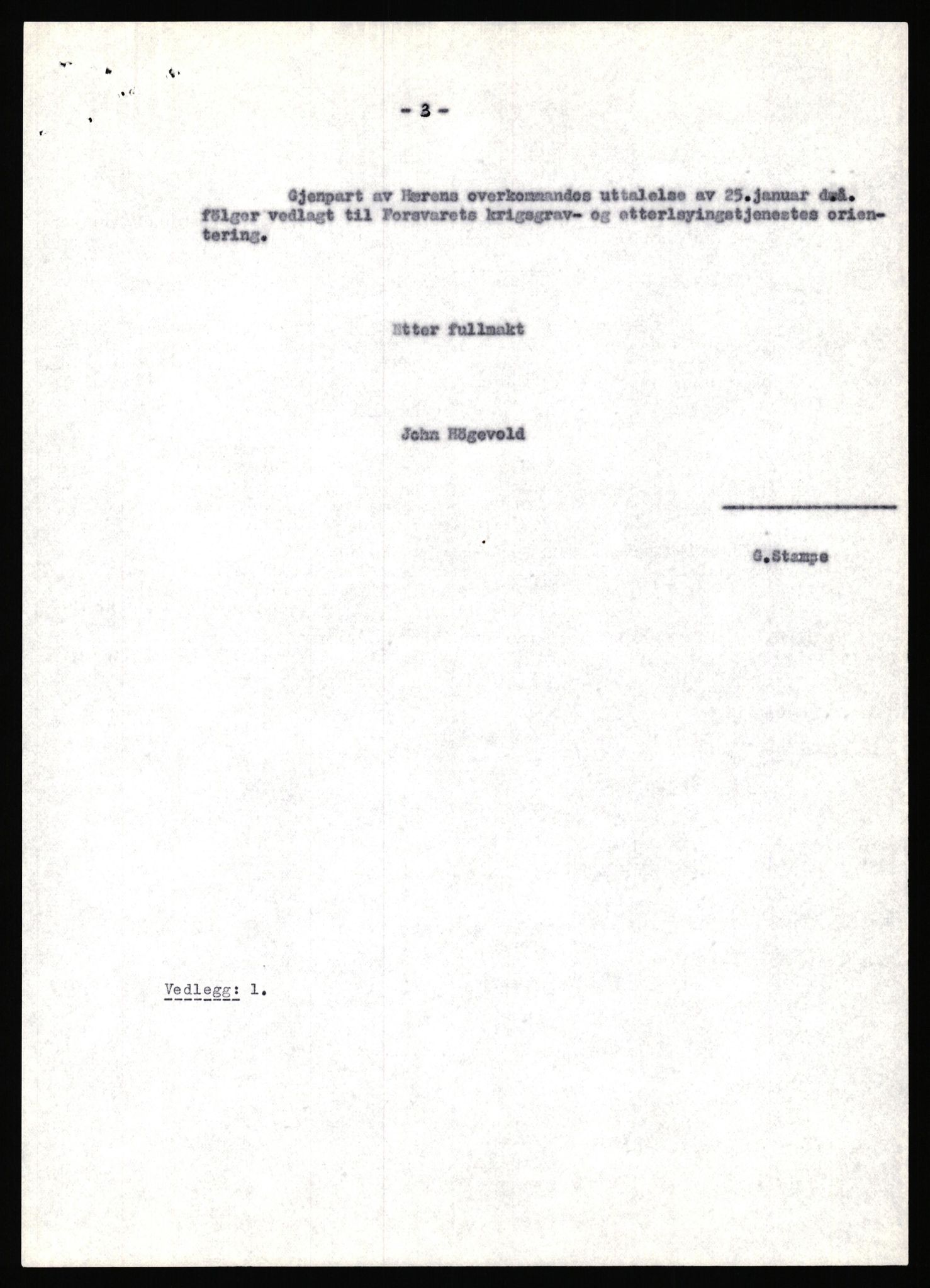 Krigsgravtjenesten, AV/RA-S-7020/D/Da/L0001: Administrasjon m.m., 1950-1966, p. 349