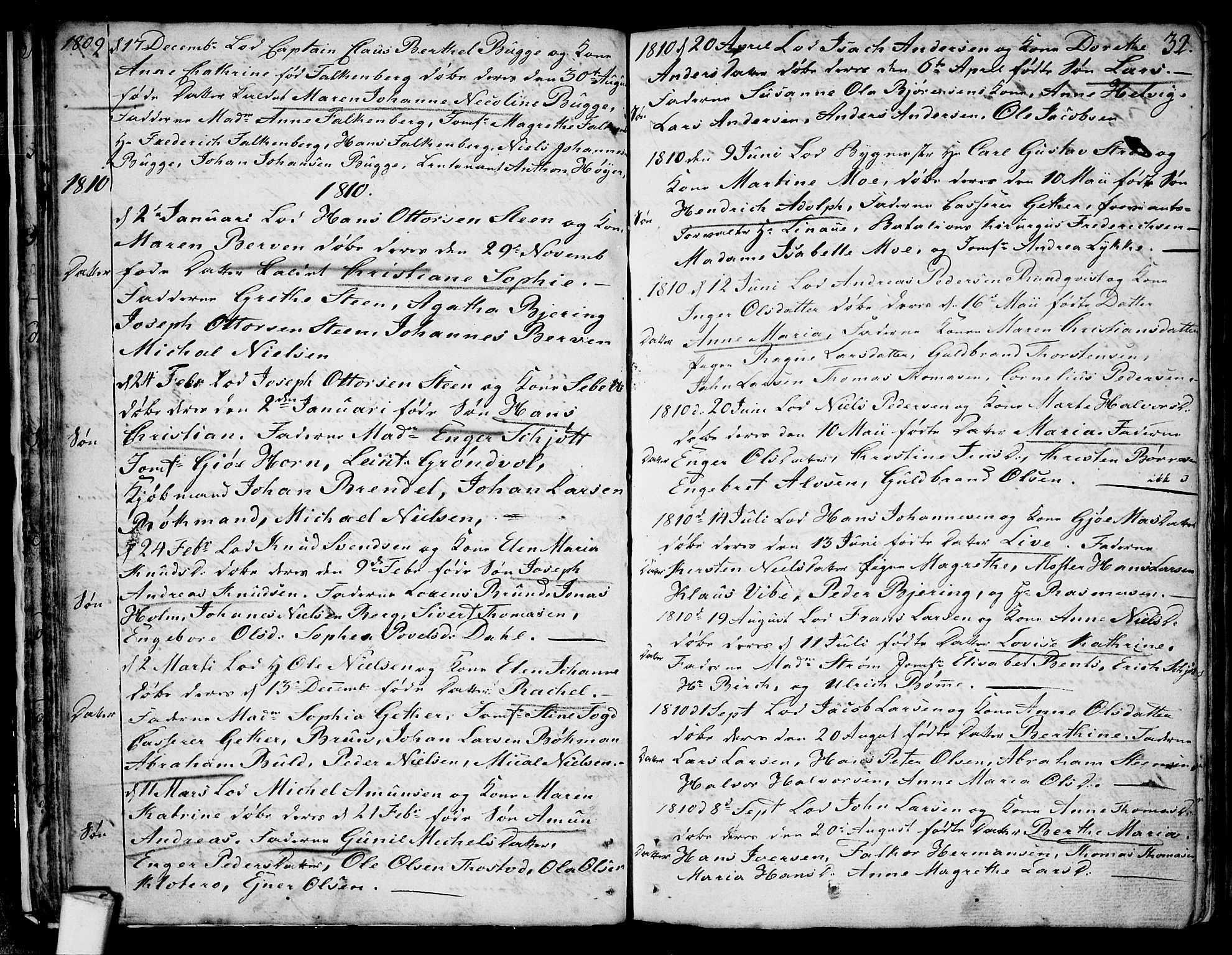 Larvik kirkebøker, SAKO/A-352/F/Fb/L0001: Parish register (official) no. II 1, 1779-1817, p. 32