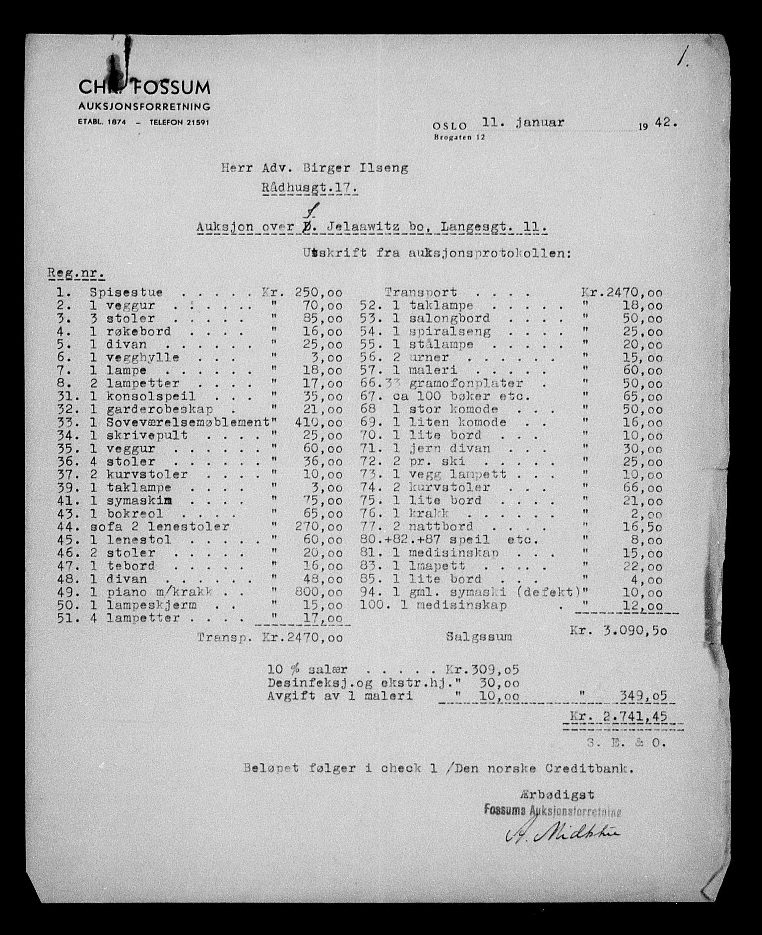 Justisdepartementet, Tilbakeføringskontoret for inndratte formuer, AV/RA-S-1564/H/Hc/Hcc/L0948: --, 1945-1947, p. 70