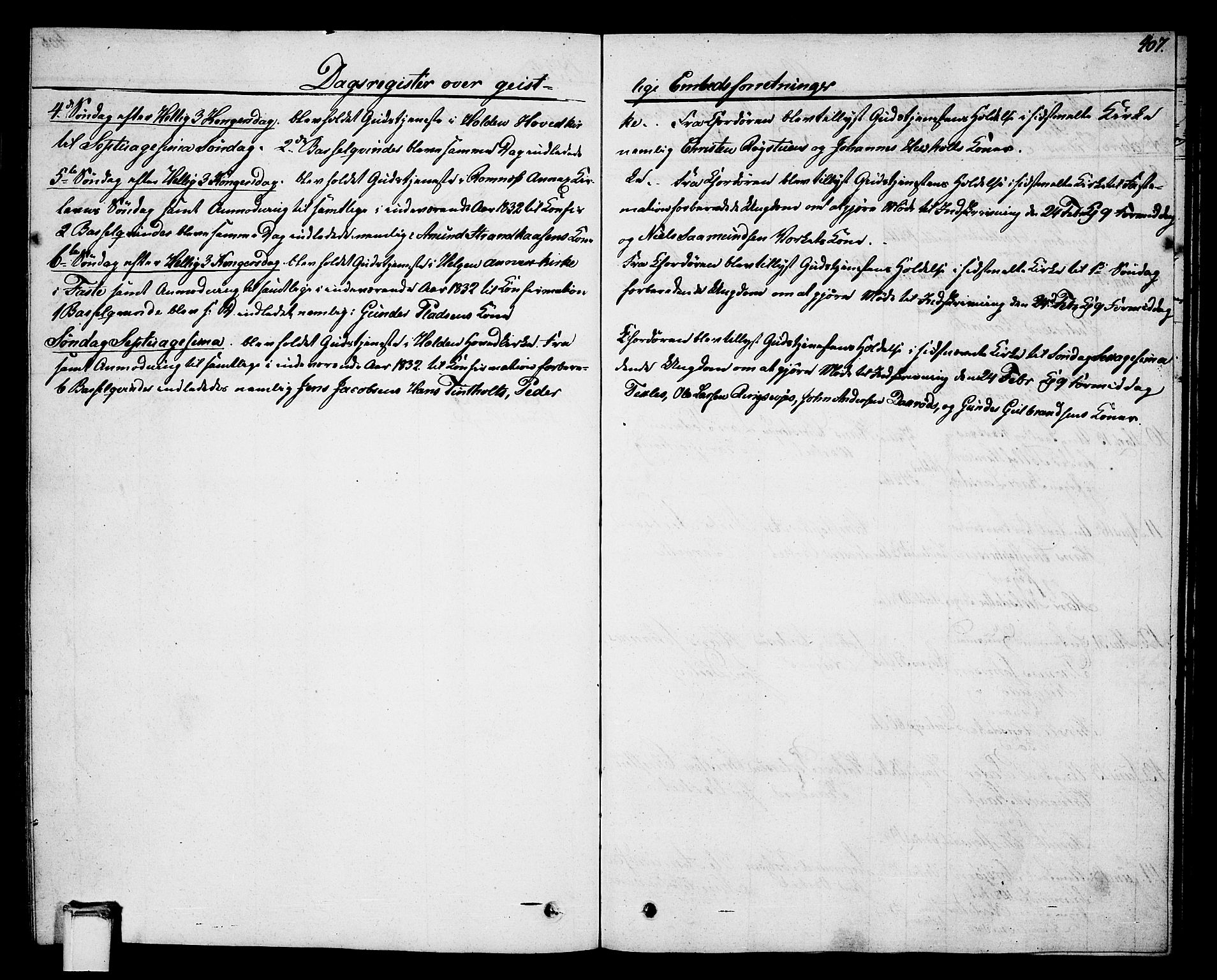 Holla kirkebøker, SAKO/A-272/G/Ga/L0002: Parish register (copy) no. I 2, 1830-1848, p. 407