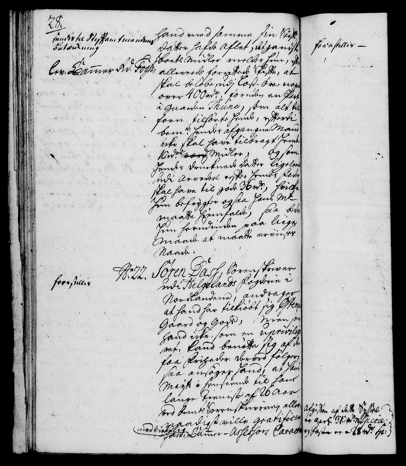 Rentekammeret, Kammerkanselliet, RA/EA-3111/G/Gh/Gha/L0020: Norsk ekstraktmemorialprotokoll (merket RK 53.65), 1738-1739, p. 28