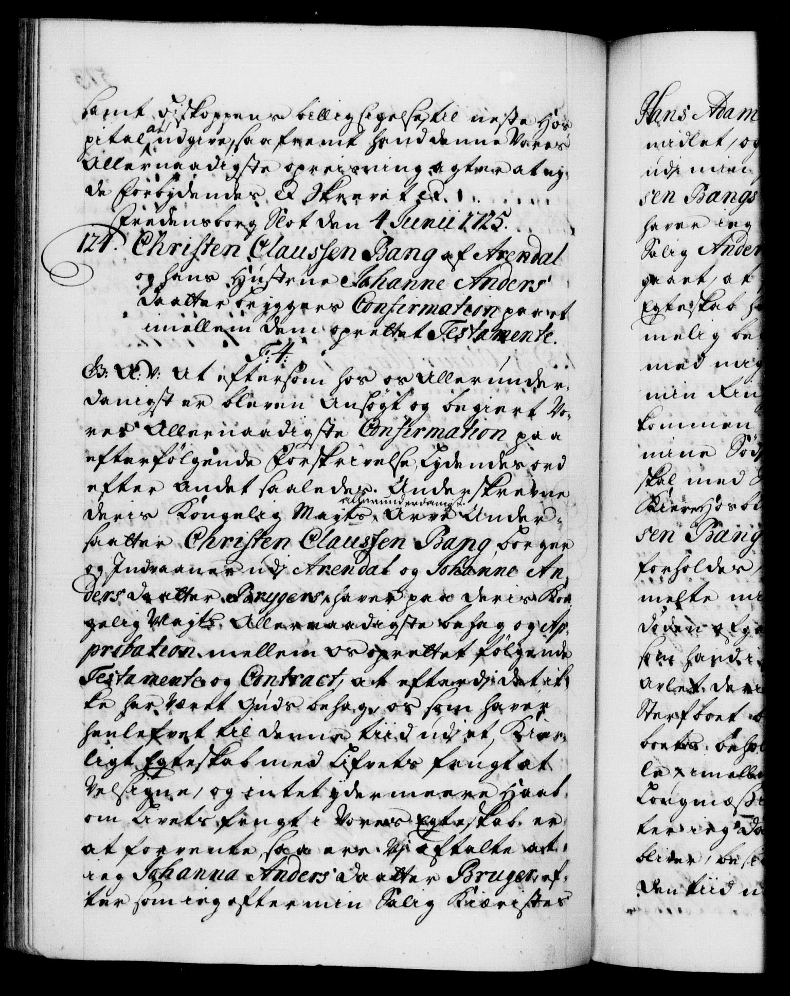 Danske Kanselli 1572-1799, AV/RA-EA-3023/F/Fc/Fca/Fcaa/L0024: Norske registre, 1723-1725, p. 573b