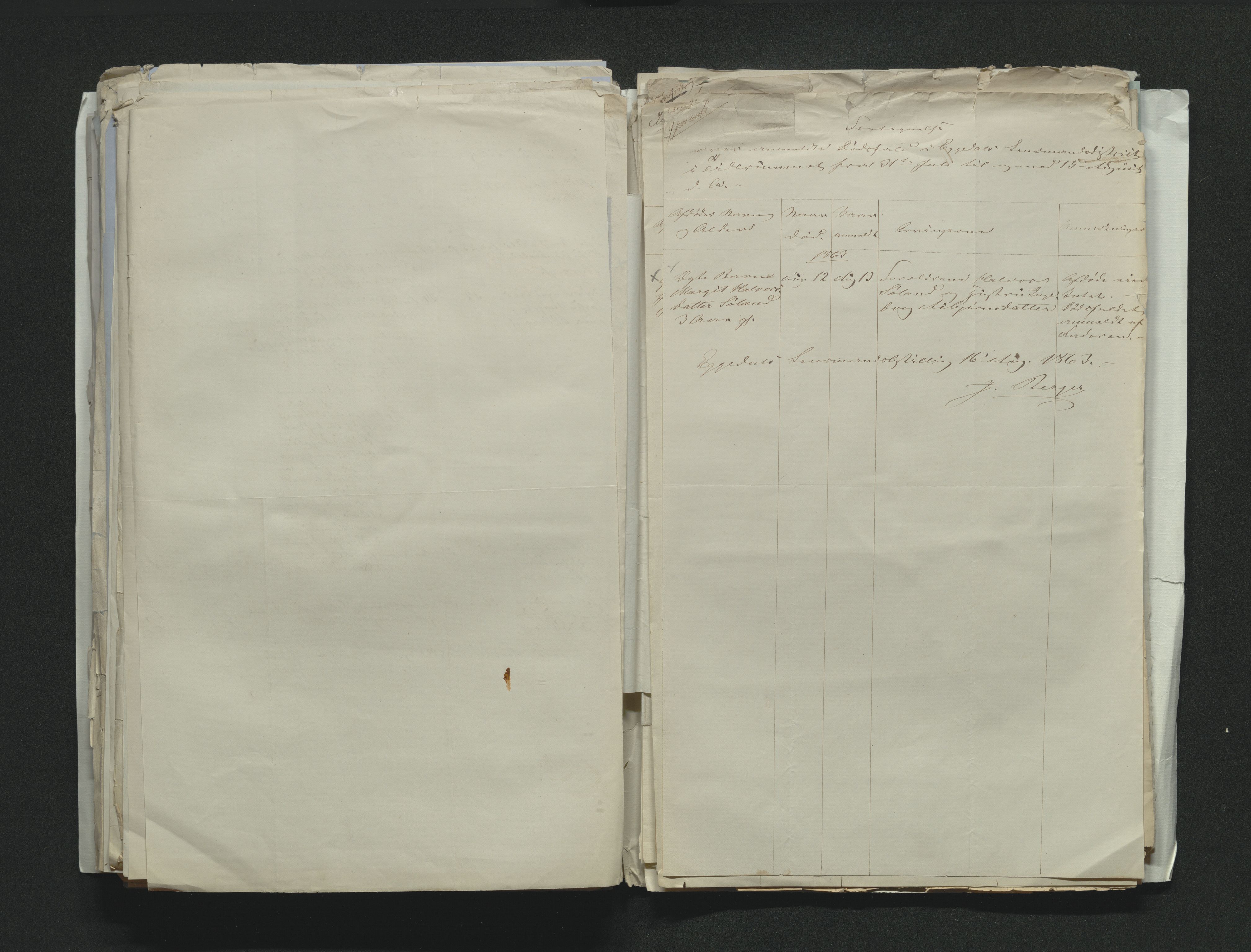 Eiker, Modum og Sigdal sorenskriveri, AV/SAKO-A-123/H/Ha/Hab/L0011: Dødsfallsmeldinger, 1862-1865, p. 303