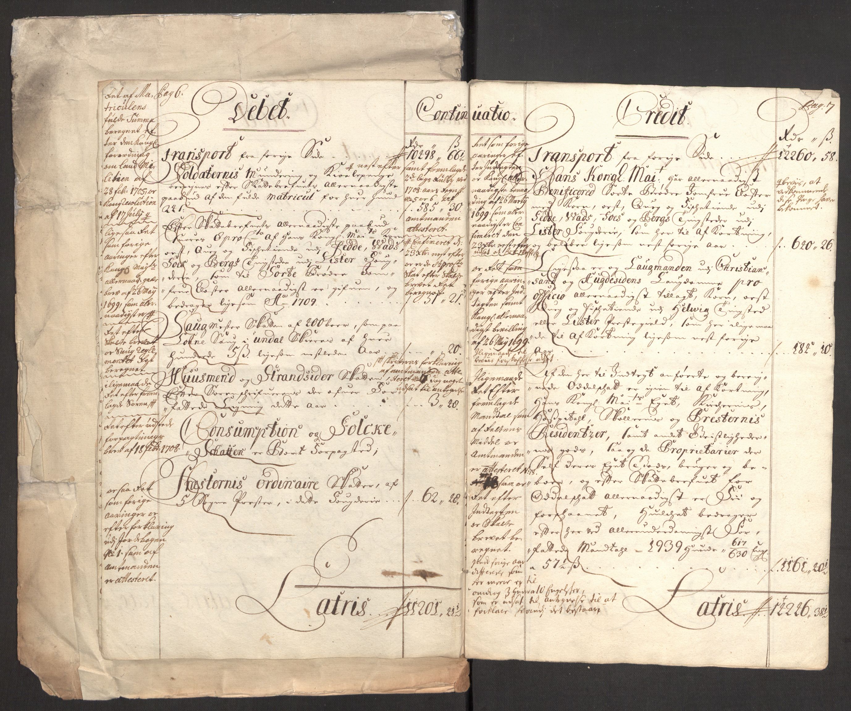 Rentekammeret inntil 1814, Reviderte regnskaper, Fogderegnskap, AV/RA-EA-4092/R43/L2553: Fogderegnskap Lista og Mandal, 1710, p. 13