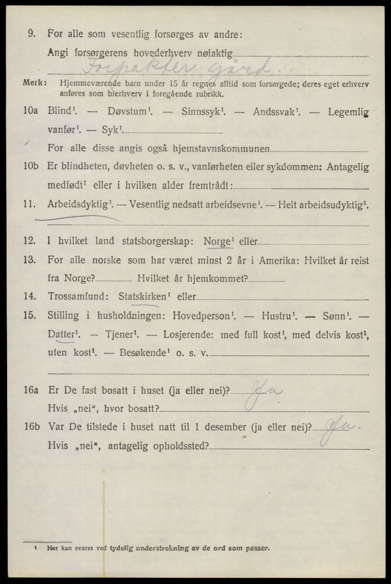 SAO, 1920 census for Skiptvet, 1920, p. 3726