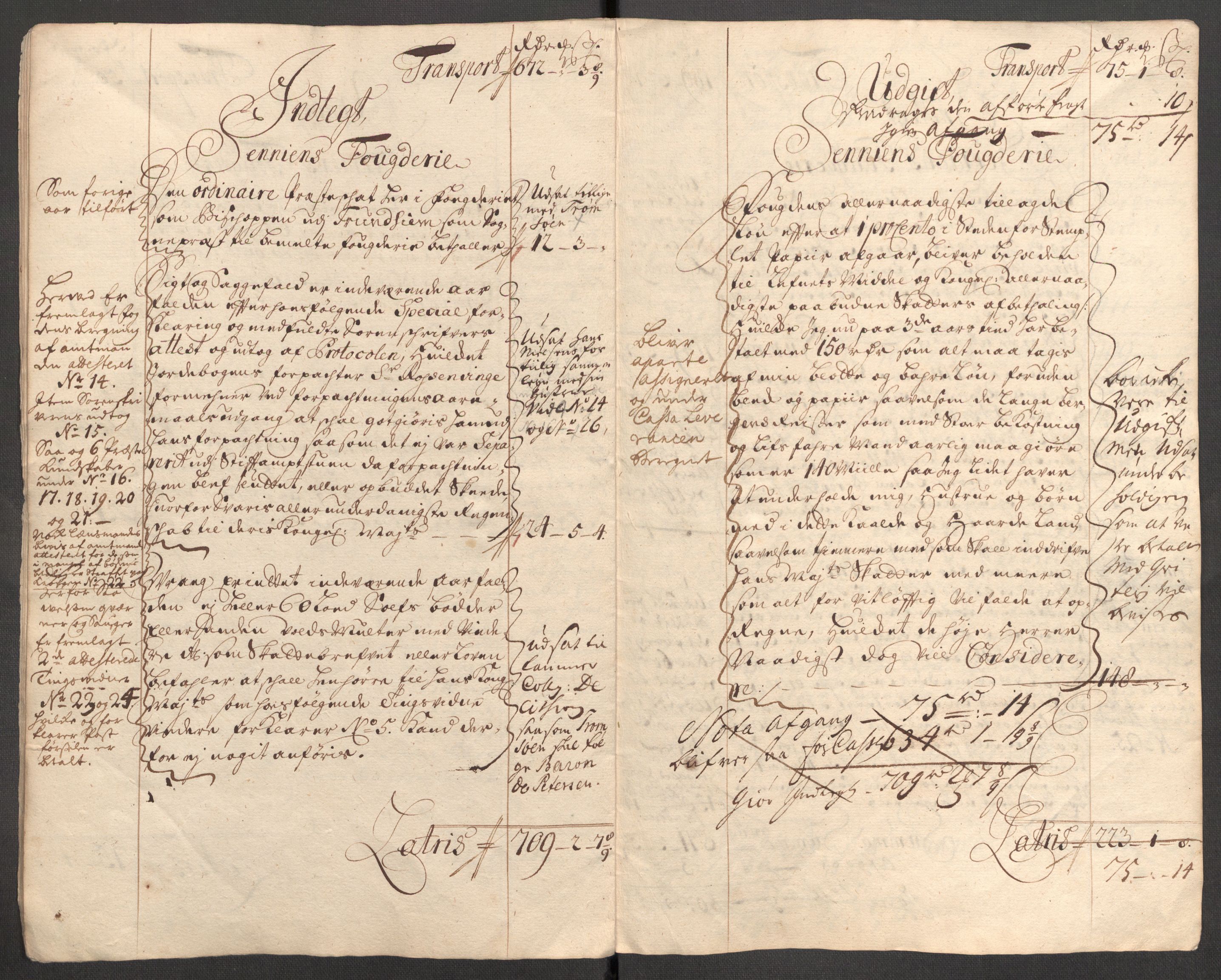 Rentekammeret inntil 1814, Reviderte regnskaper, Fogderegnskap, AV/RA-EA-4092/R68/L4758: Fogderegnskap Senja og Troms, 1711-1712, p. 306