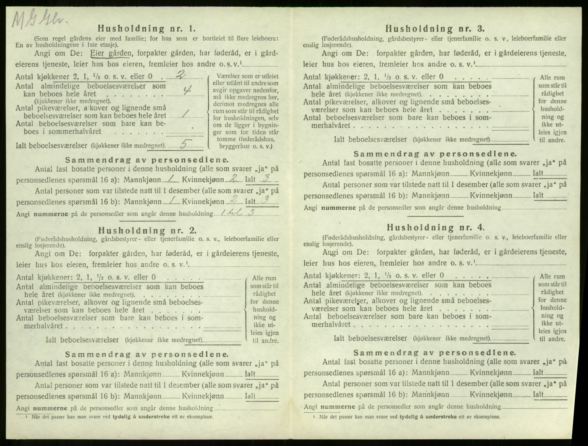 SAKO, 1920 census for Våle, 1920, p. 417