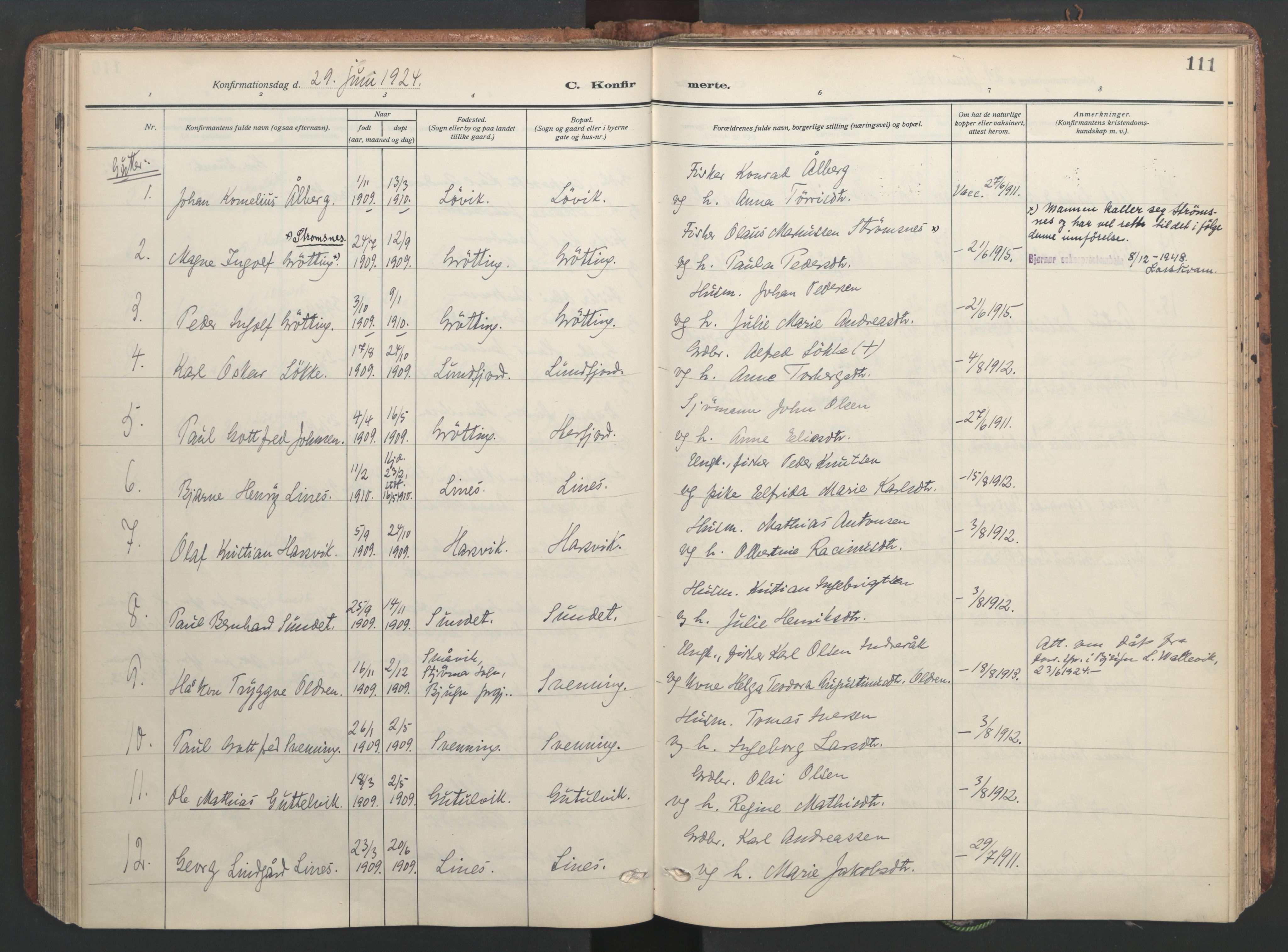 Ministerialprotokoller, klokkerbøker og fødselsregistre - Sør-Trøndelag, AV/SAT-A-1456/656/L0694: Parish register (official) no. 656A03, 1914-1931, p. 111