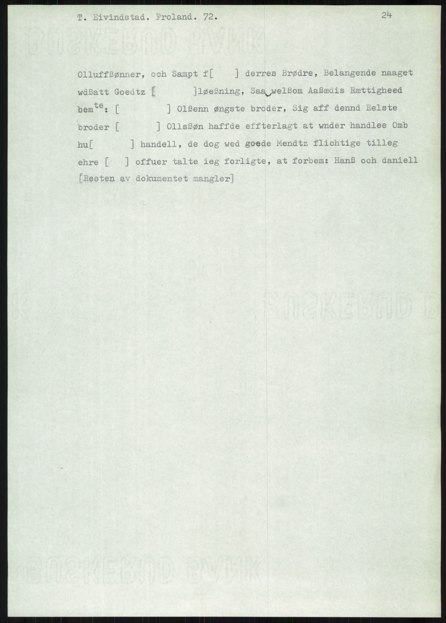 Samlinger til kildeutgivelse, Diplomavskriftsamlingen, AV/RA-EA-4053/H/Ha, p. 1831