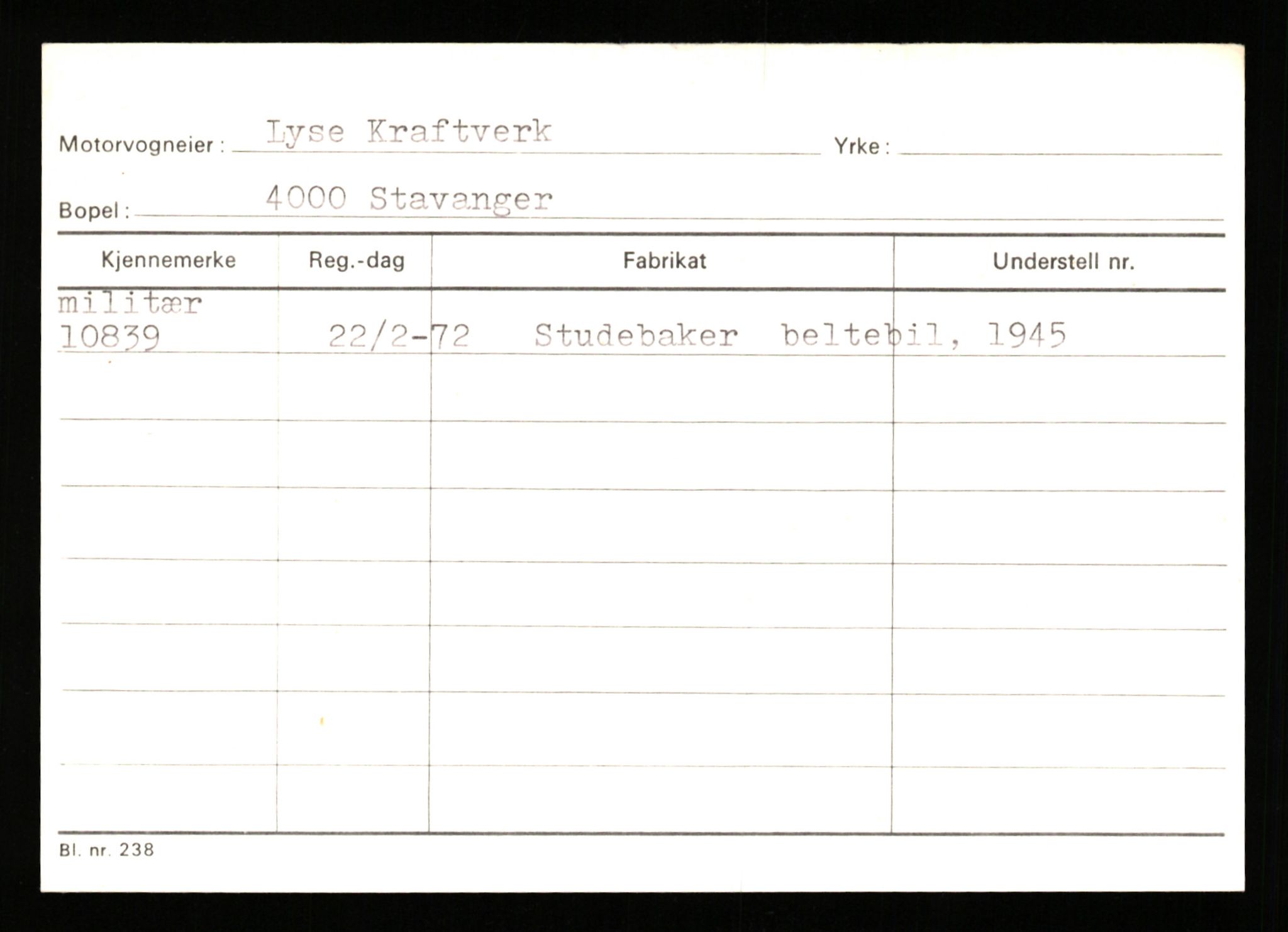 Stavanger trafikkstasjon, SAST/A-101942/0/G/L0003: Registreringsnummer: 10466 - 15496, 1930-1971, p. 381