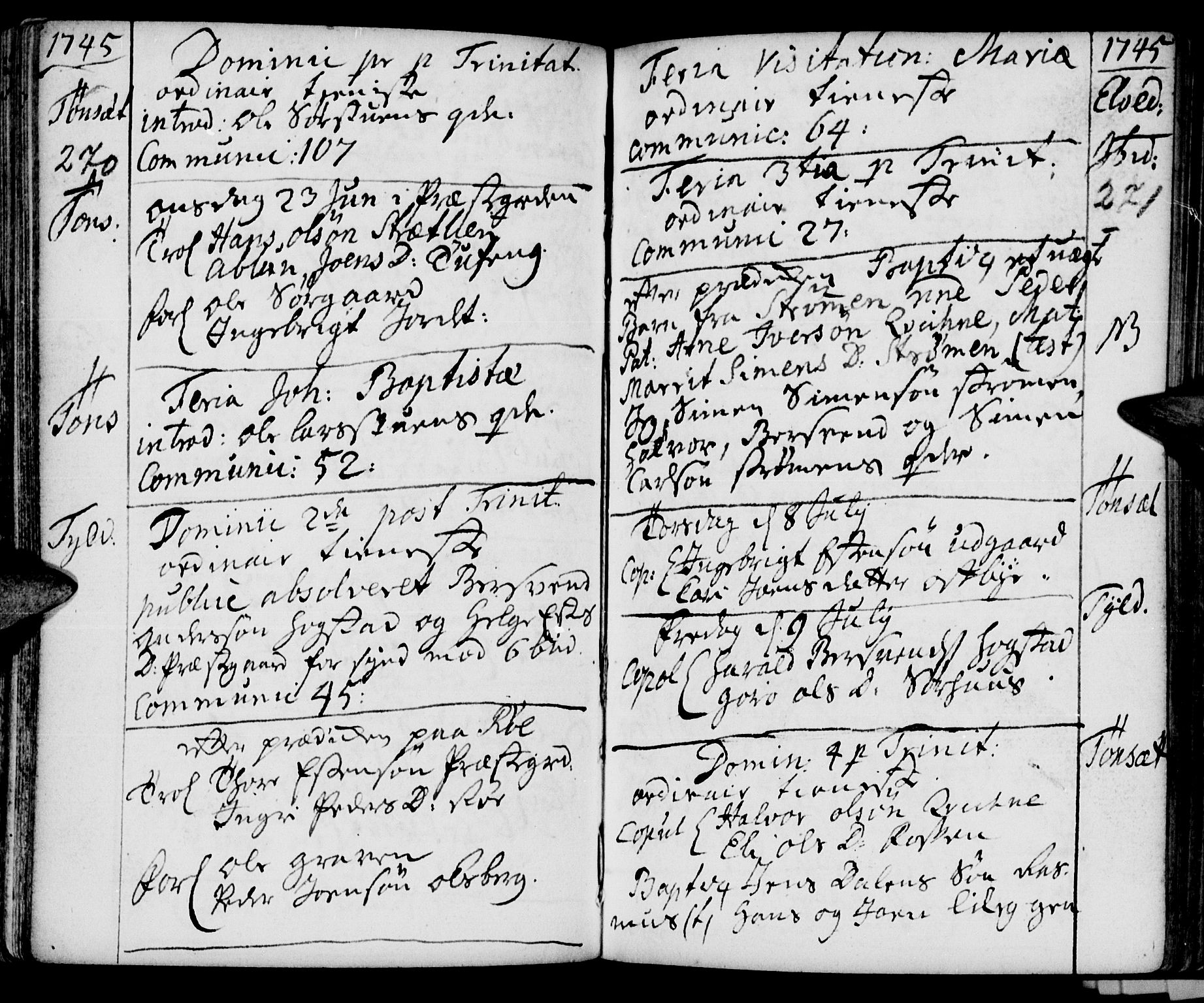 Tynset prestekontor, SAH/PREST-058/H/Ha/Haa/L0002: Parish register (official) no. 2, 1737-1767, p. 270-271