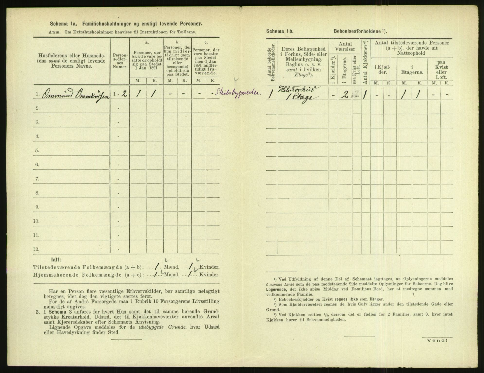 RA, 1891 census for 1004 Flekkefjord, 1891, p. 535