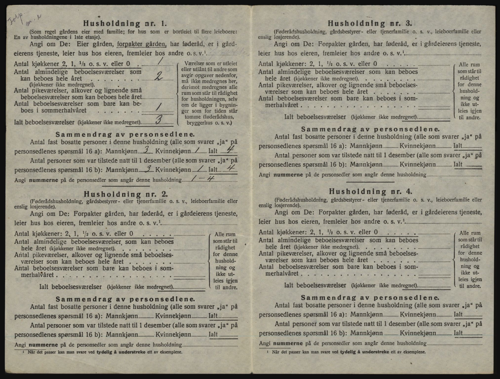 SAO, 1920 census for Idd, 1920, p. 1259