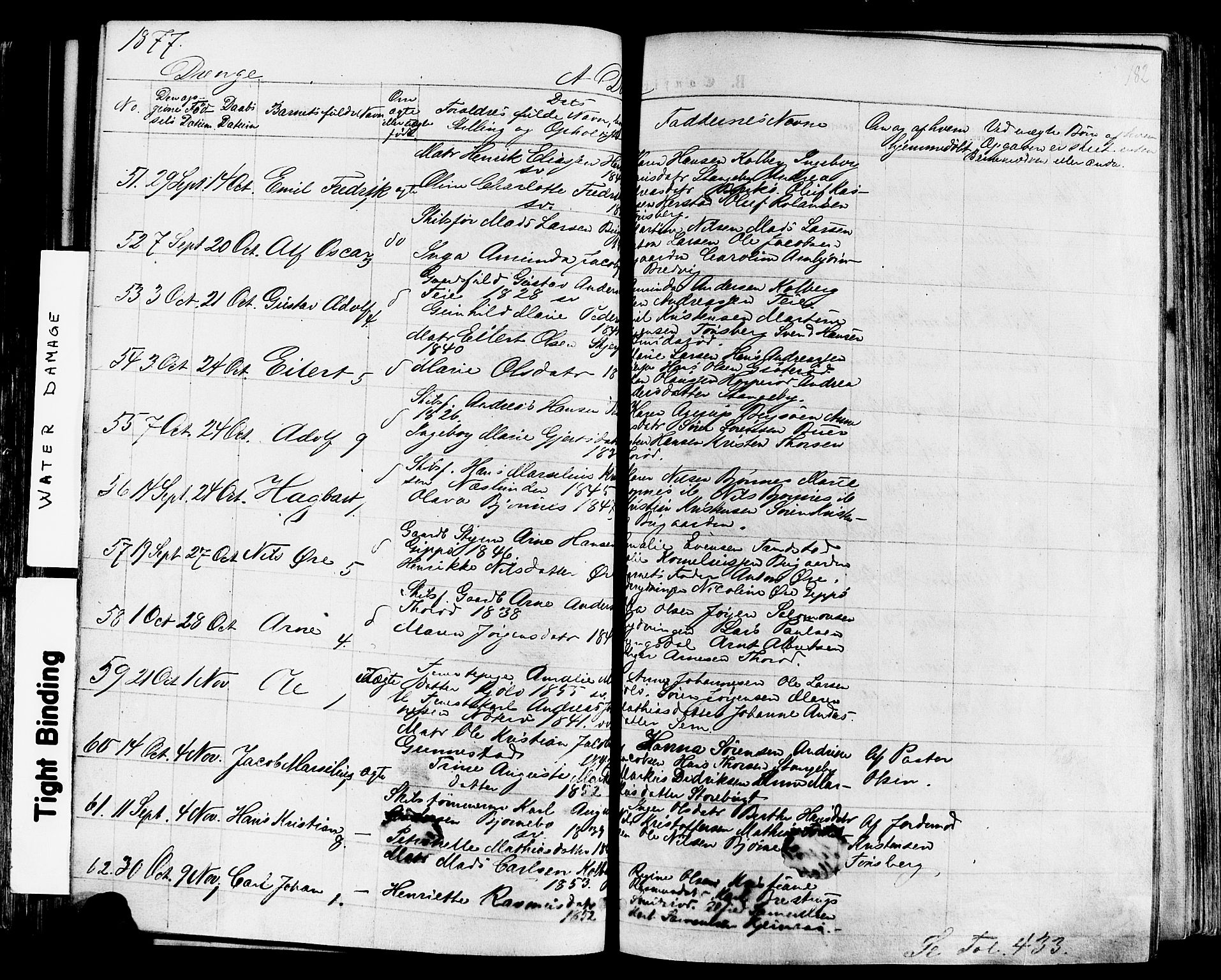 Nøtterøy kirkebøker, SAKO/A-354/F/Fa/L0007: Parish register (official) no. I 7, 1865-1877, p. 182