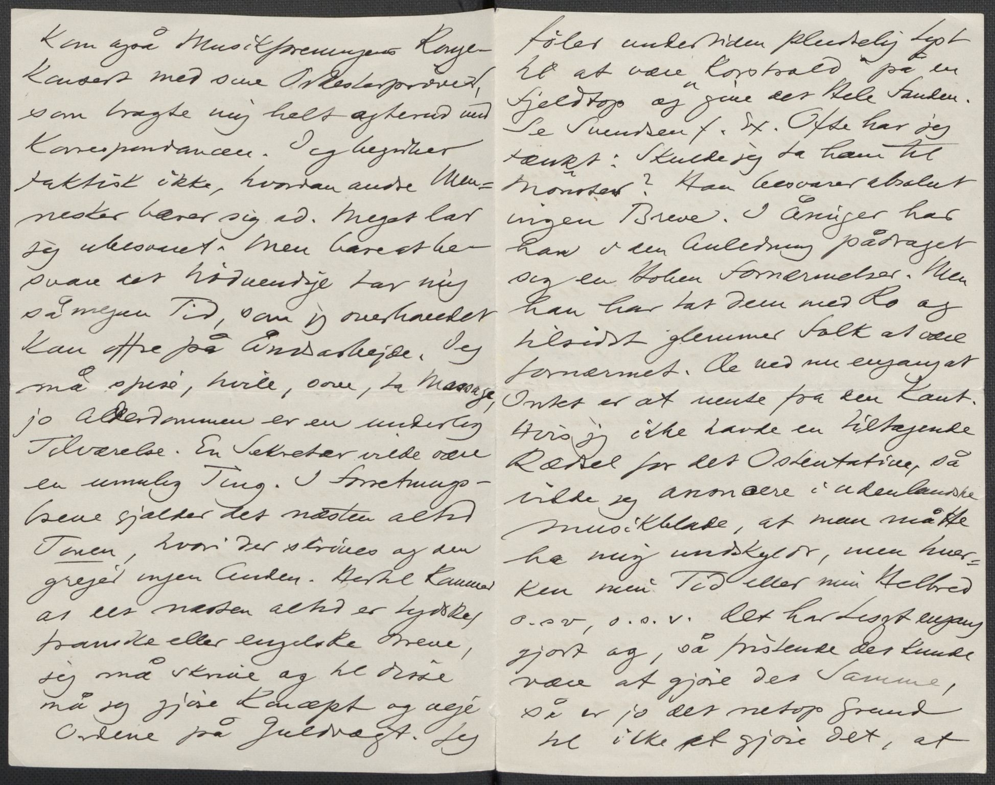 Beyer, Frants, RA/PA-0132/F/L0001: Brev fra Edvard Grieg til Frantz Beyer og "En del optegnelser som kan tjene til kommentar til brevene" av Marie Beyer, 1872-1907, p. 824