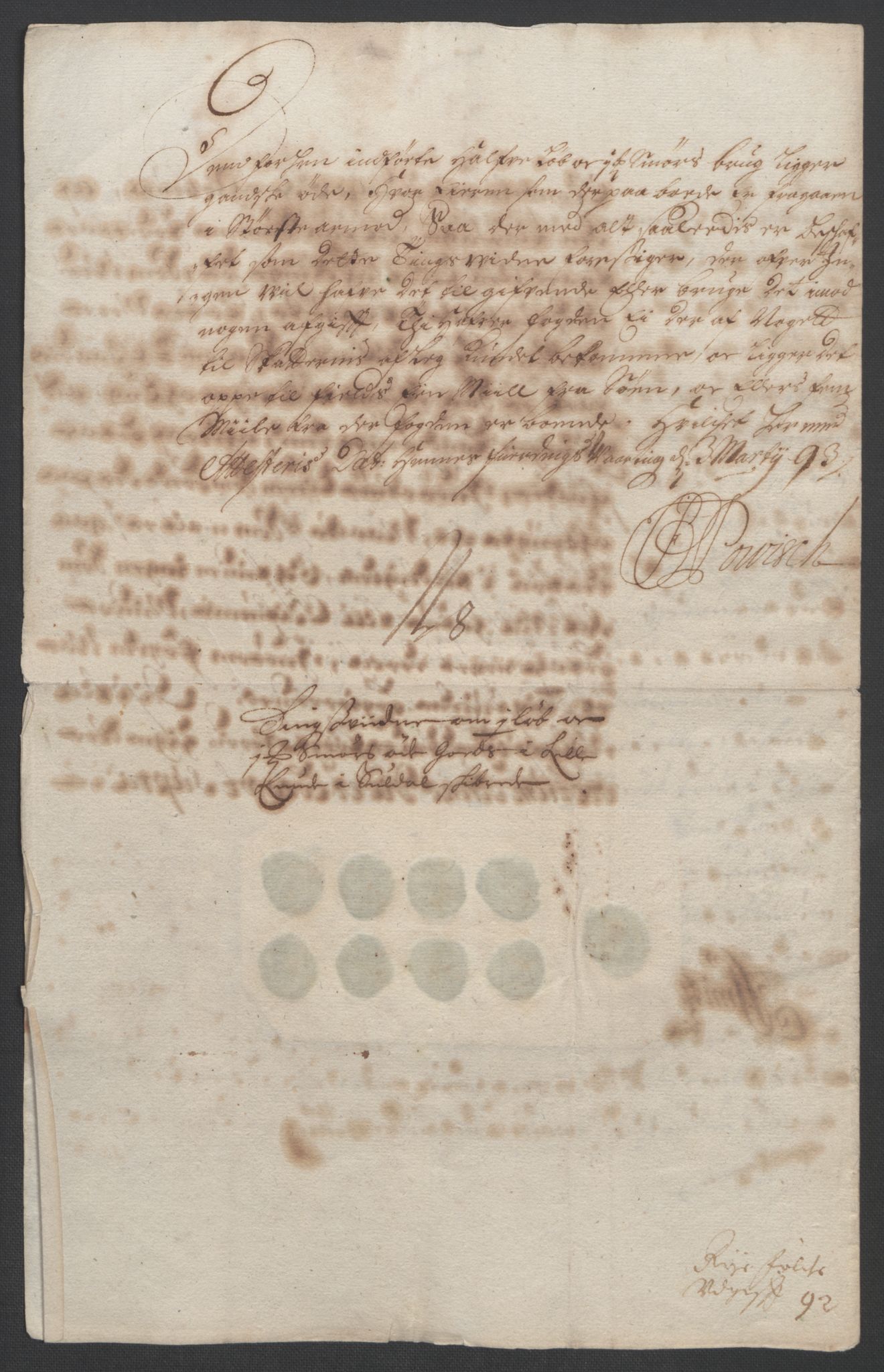 Rentekammeret inntil 1814, Reviderte regnskaper, Fogderegnskap, AV/RA-EA-4092/R47/L2856: Fogderegnskap Ryfylke, 1689-1693, p. 552