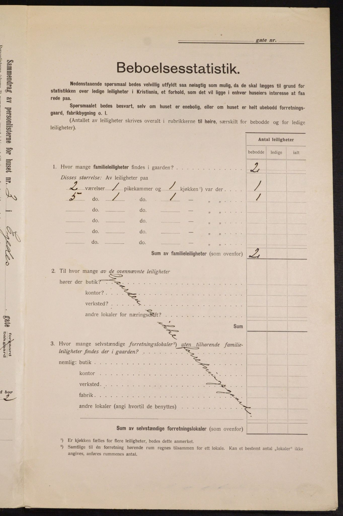 OBA, Municipal Census 1913 for Kristiania, 1913, p. 18818