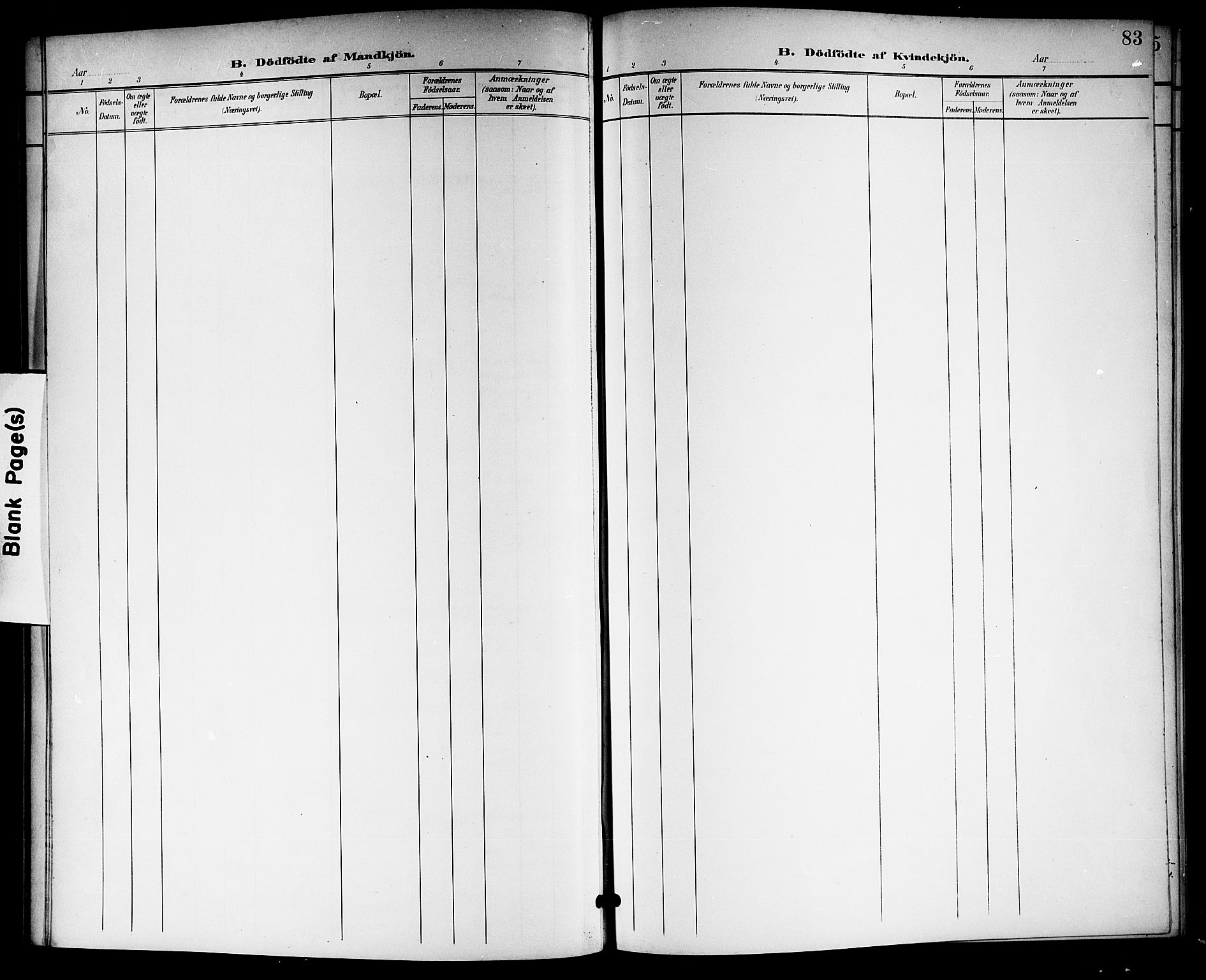 Langesund kirkebøker, SAKO/A-280/G/Ga/L0006: Parish register (copy) no. 6, 1899-1918, p. 83