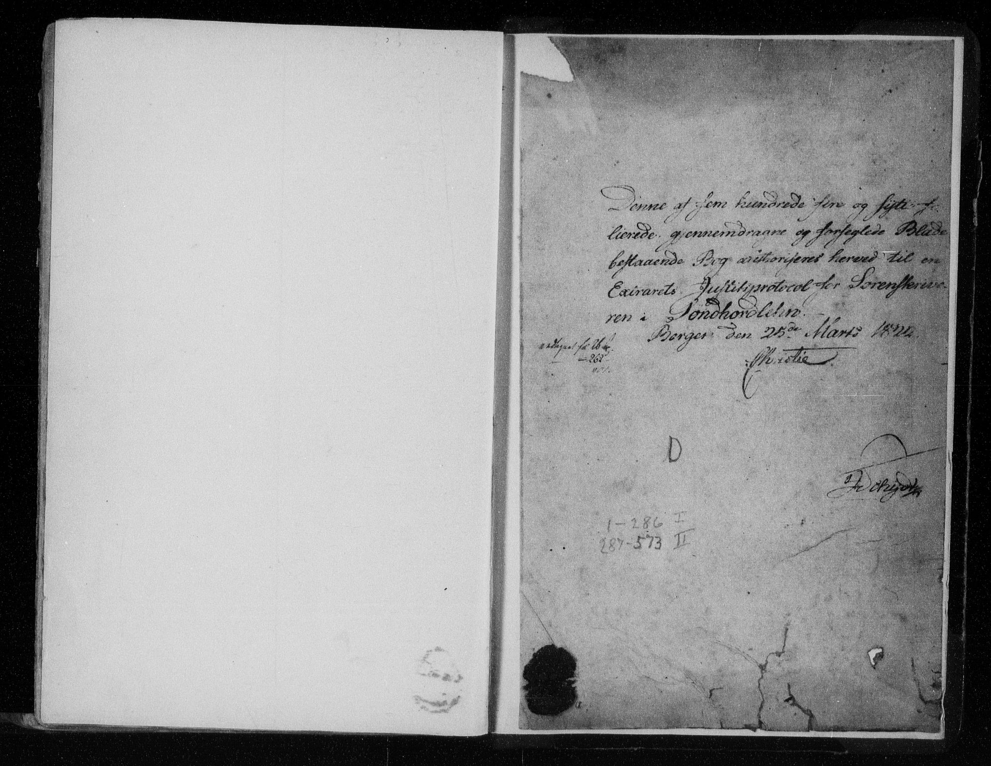 Sunnhordland sorenskrivar, SAB/A-2401/1/F/Fb/Fba/L0002b: Ekstrarettsprotokoll, 1834-1840