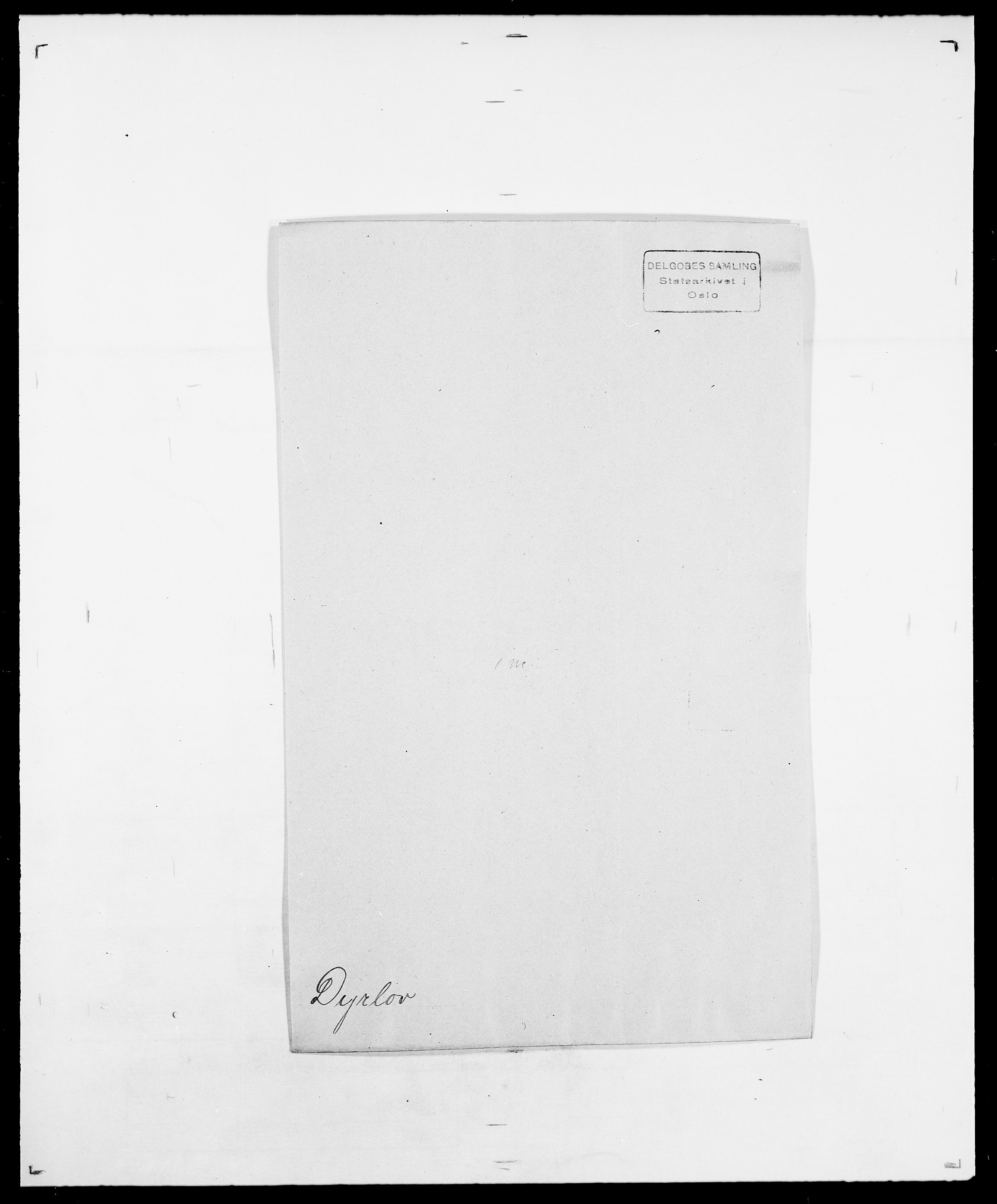 Delgobe, Charles Antoine - samling, SAO/PAO-0038/D/Da/L0010: Dürendahl - Fagelund, p. 19