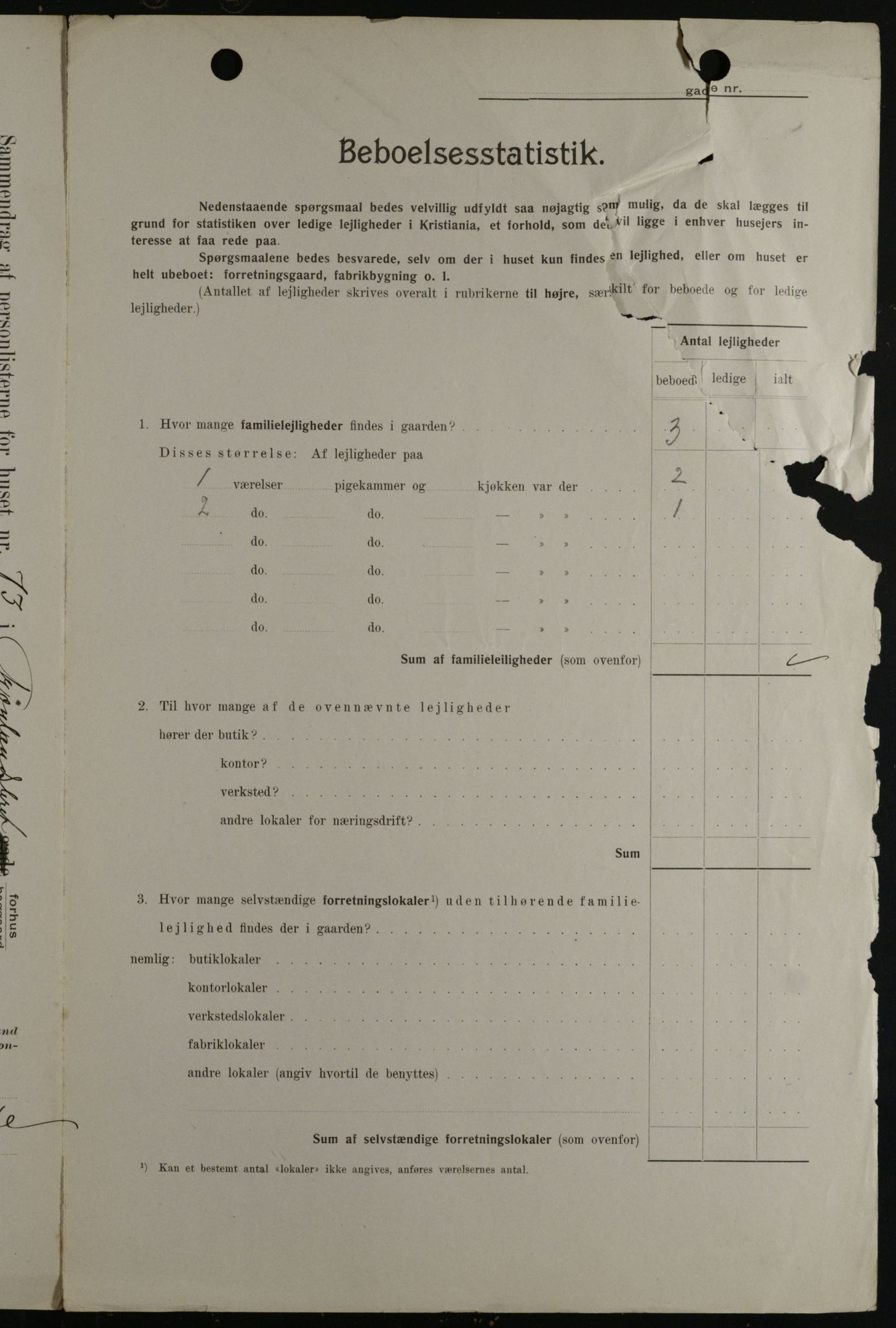 OBA, Municipal Census 1908 for Kristiania, 1908, p. 29148