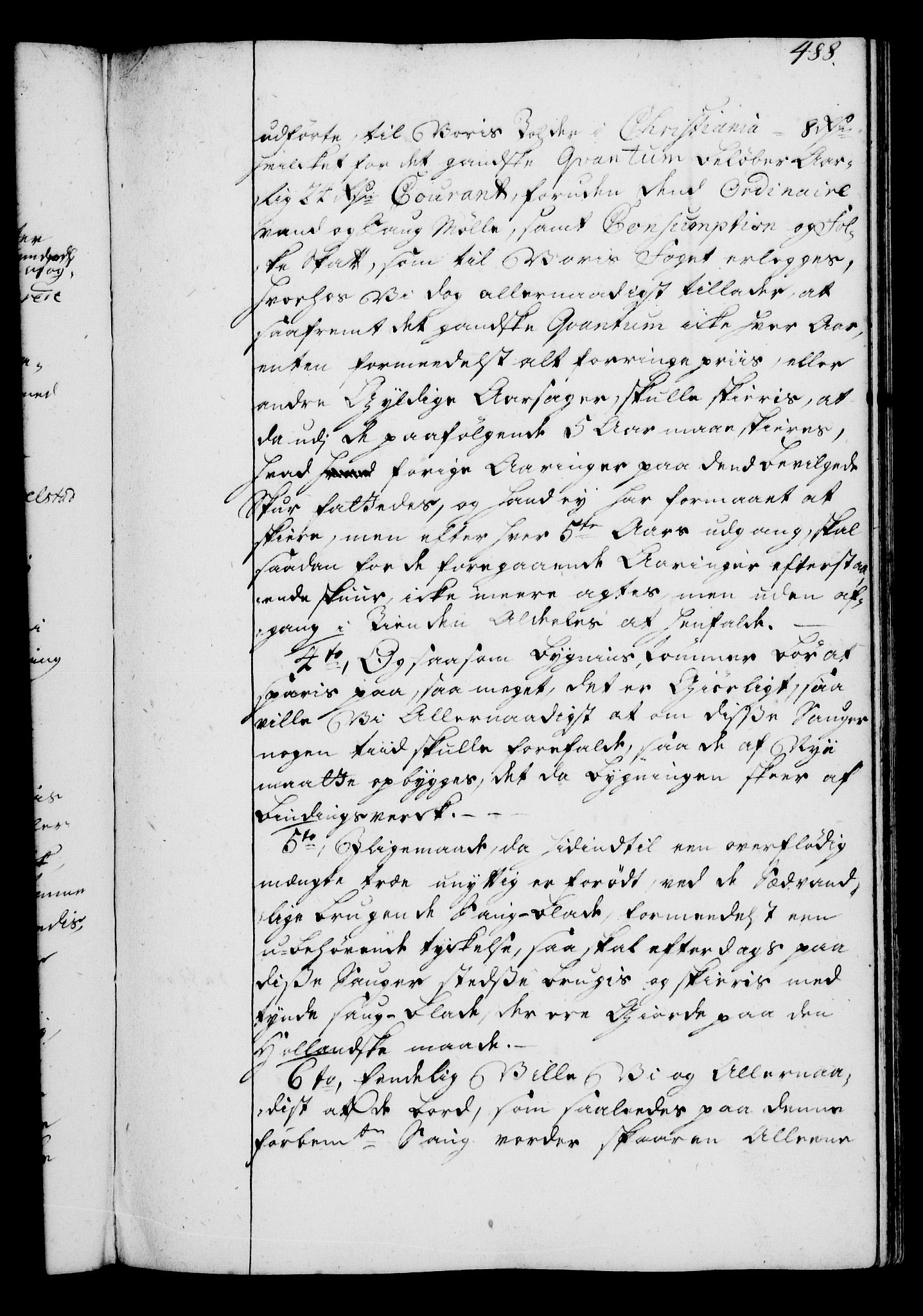 Rentekammeret, Kammerkanselliet, AV/RA-EA-3111/G/Gg/Gga/L0004: Norsk ekspedisjonsprotokoll med register (merket RK 53.4), 1734-1741, p. 488