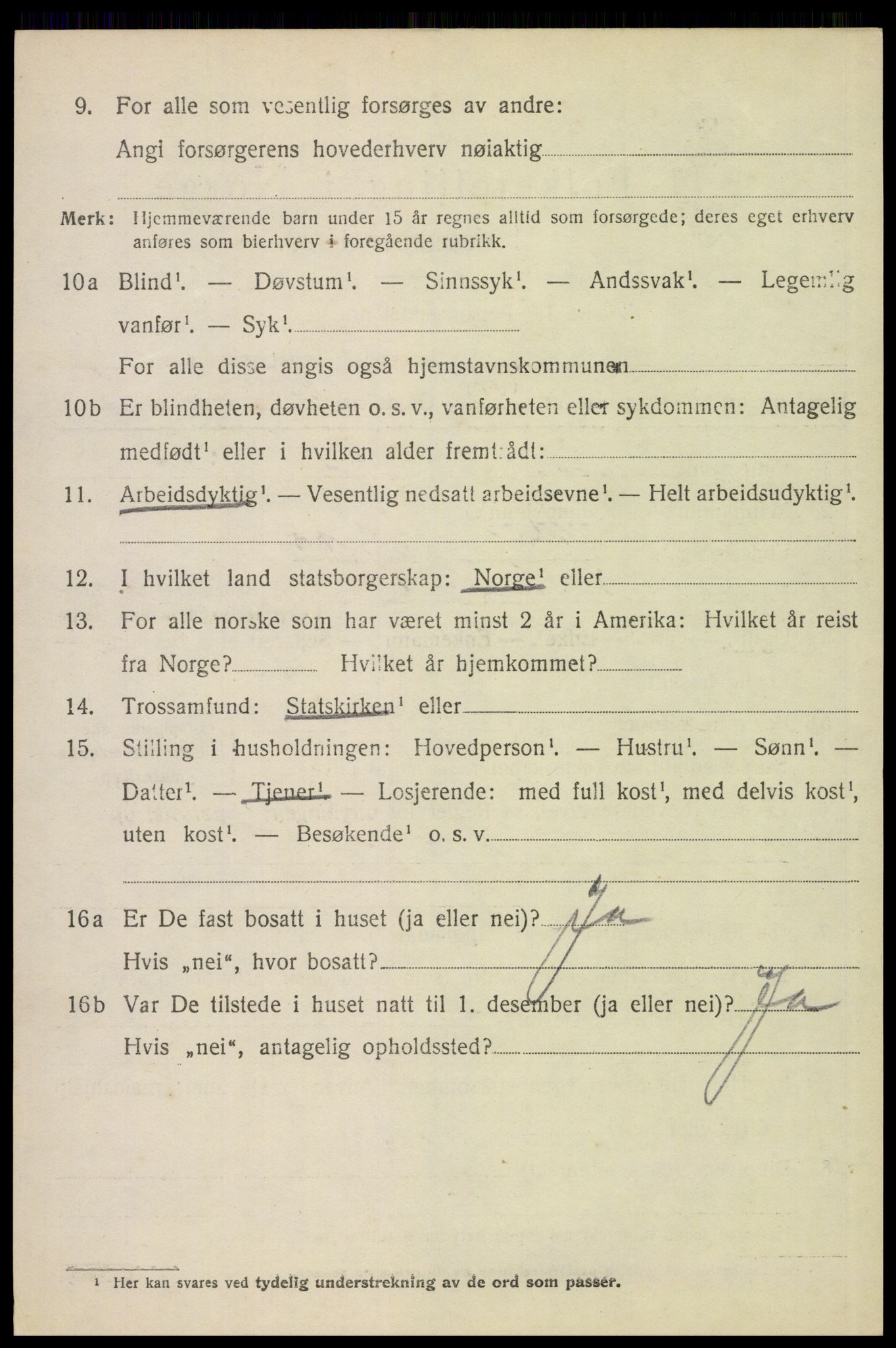 SAH, 1920 census for Brandval, 1920, p. 2039