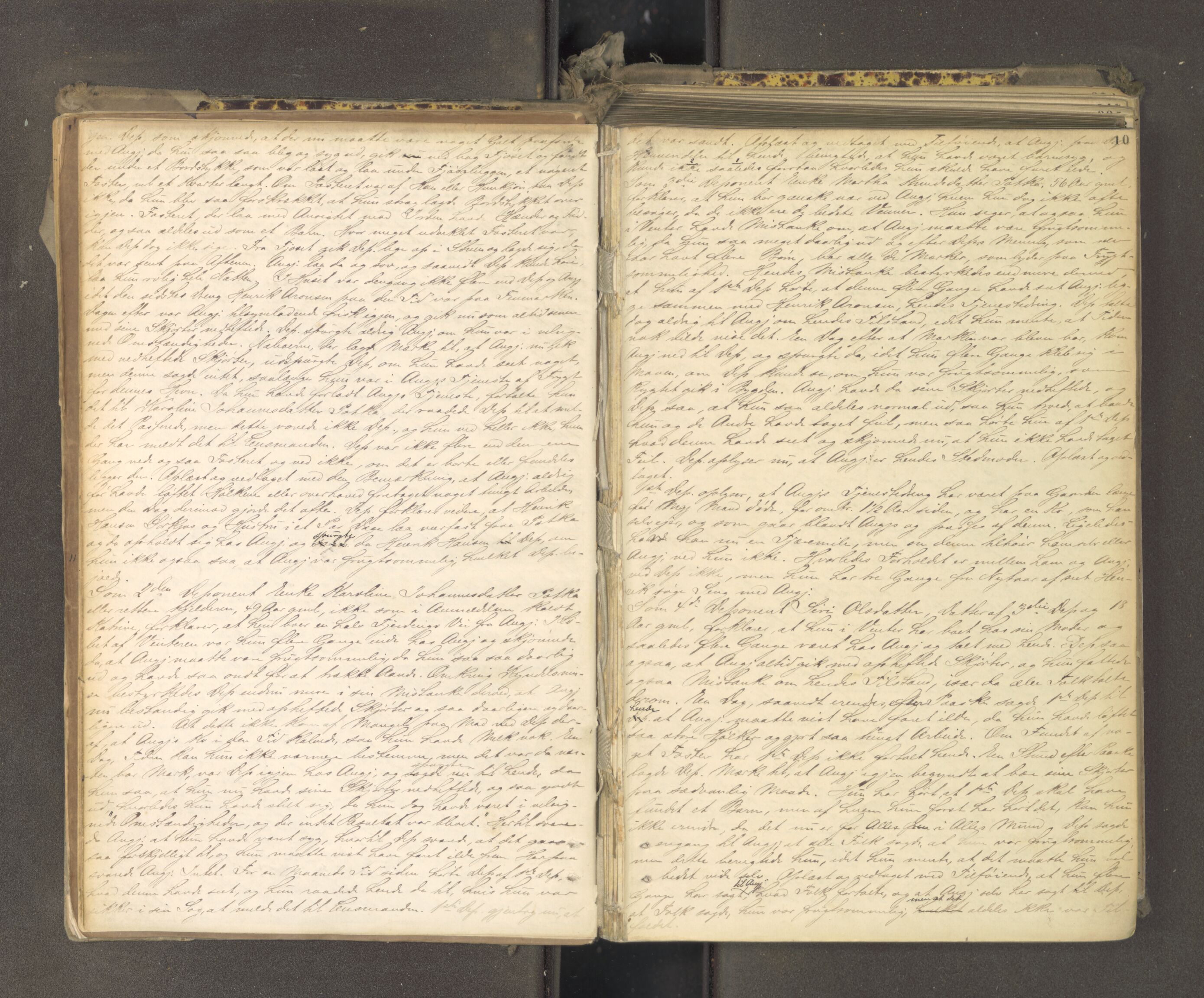 Tromsø sorenskriveri 1855-, AV/SATØ-S-0050/F/Fe/L0133: Ekstrarettsprotokoll med register, 1881-1888, p. 9b-10a
