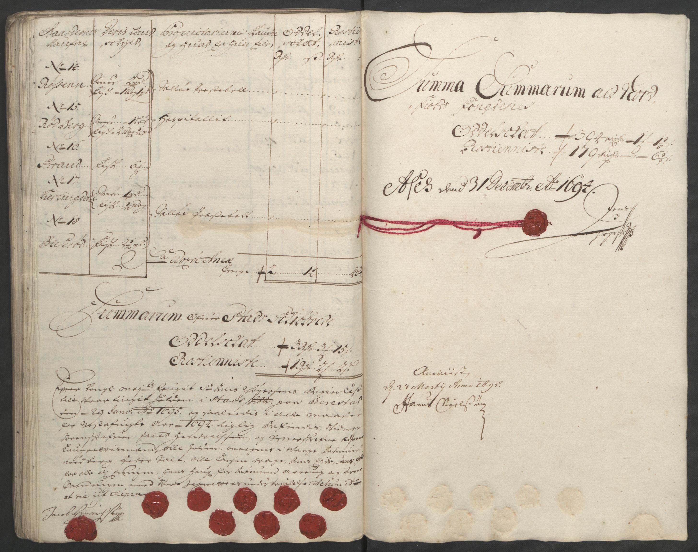 Rentekammeret inntil 1814, Reviderte regnskaper, Fogderegnskap, AV/RA-EA-4092/R53/L3421: Fogderegnskap Sunn- og Nordfjord, 1693-1694, p. 392