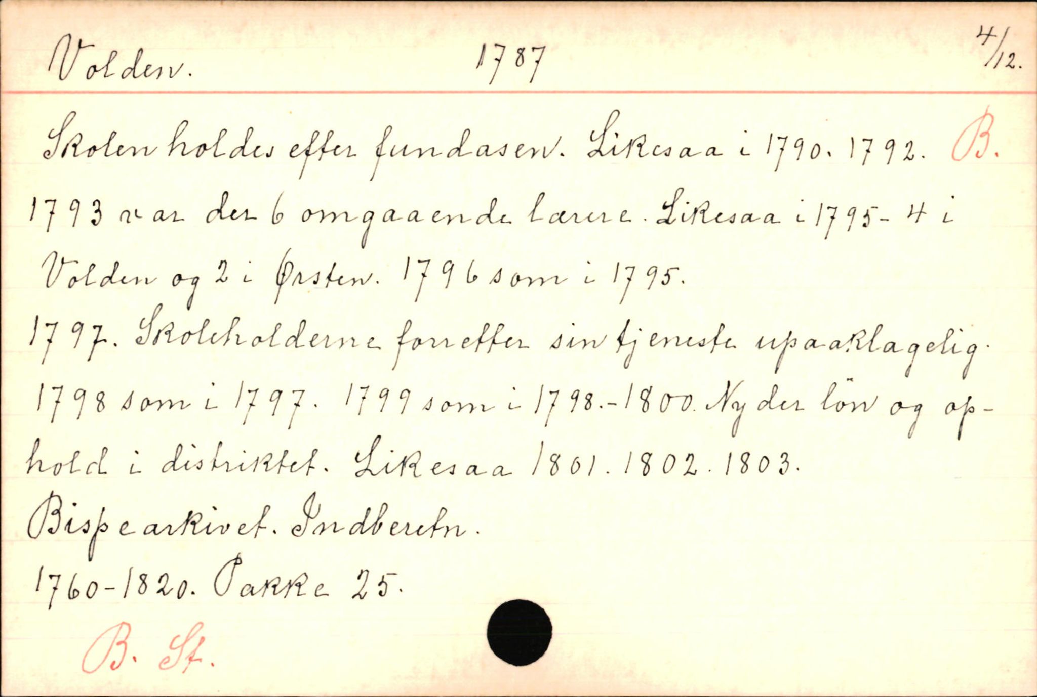 Haugen, Johannes - lærer, AV/SAB-SAB/PA-0036/01/L0001: Om klokkere og lærere, 1521-1904, p. 10695