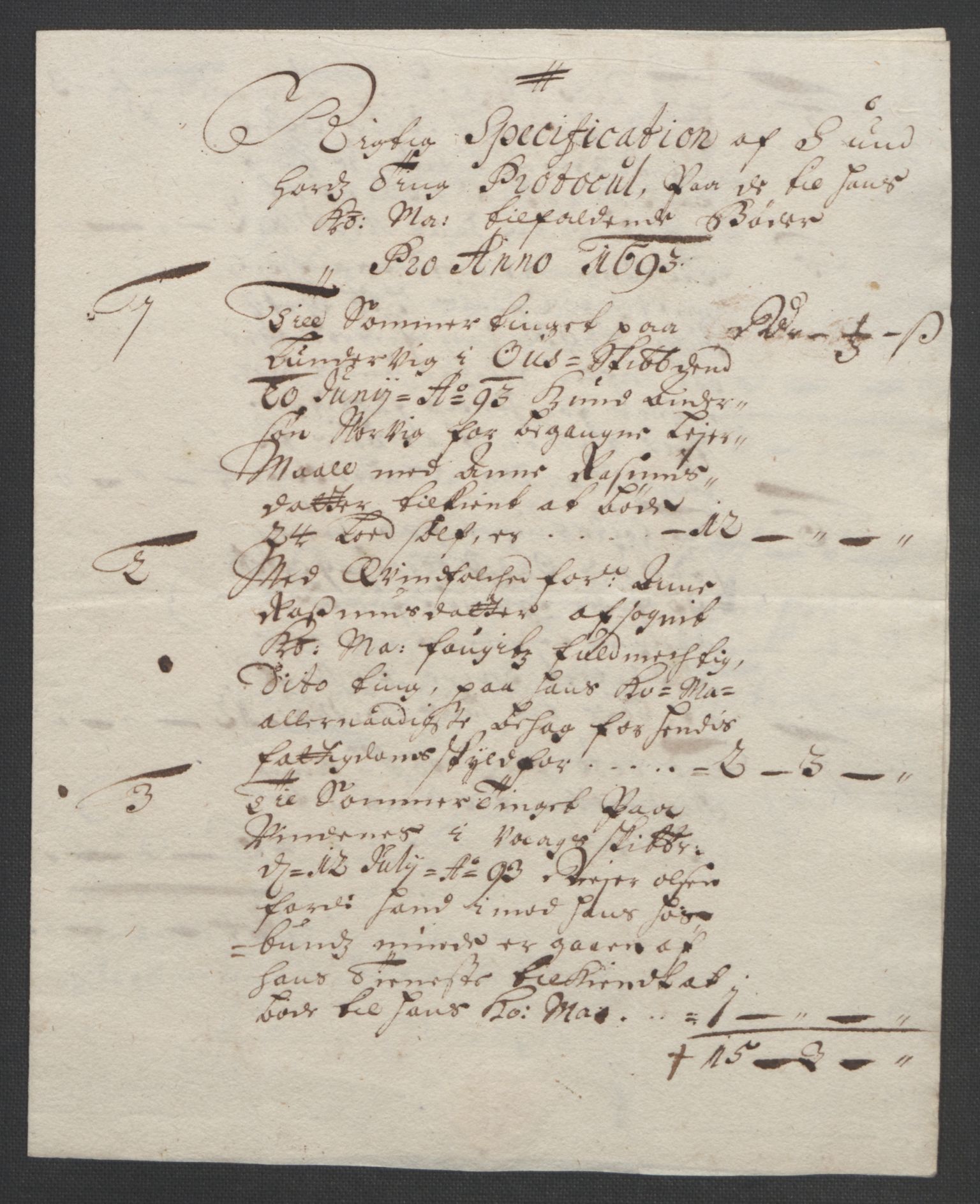 Rentekammeret inntil 1814, Reviderte regnskaper, Fogderegnskap, RA/EA-4092/R48/L2974: Fogderegnskap Sunnhordland og Hardanger, 1693, p. 99