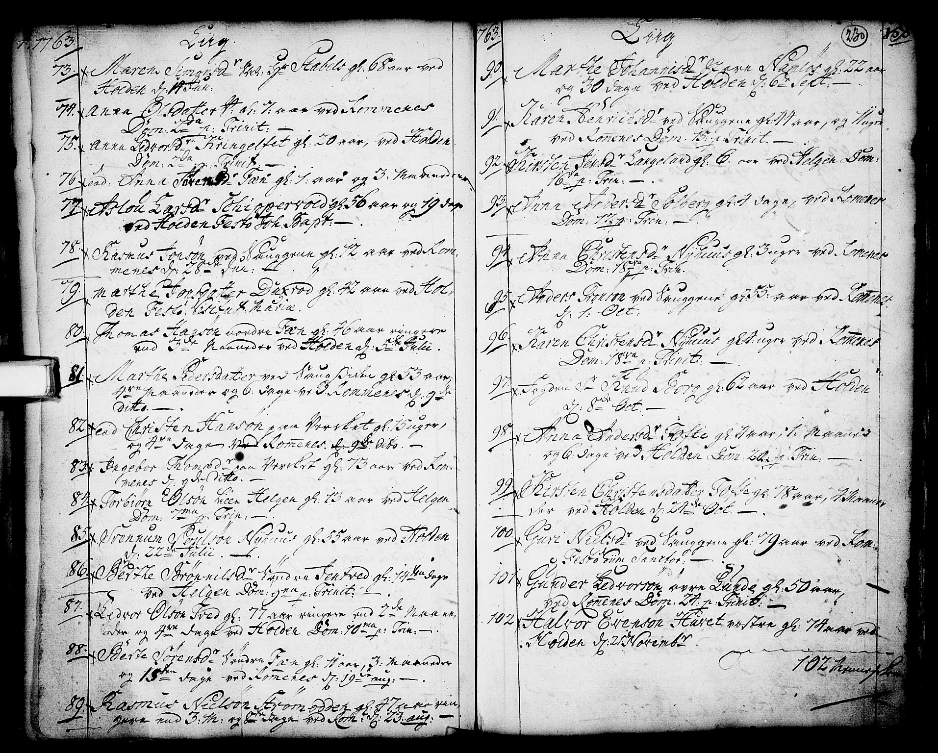 Holla kirkebøker, SAKO/A-272/F/Fa/L0001: Parish register (official) no. 1, 1717-1779, p. 230
