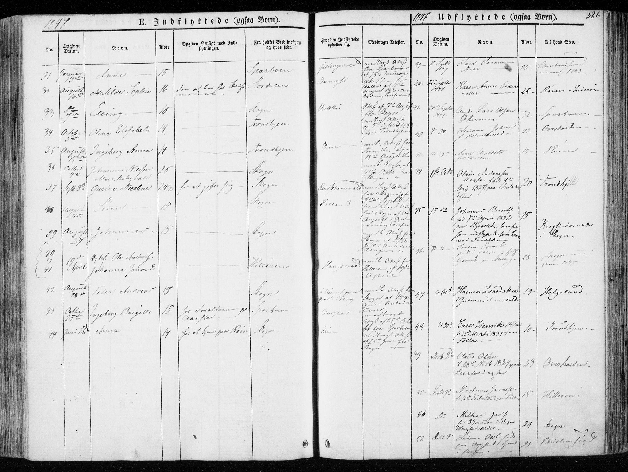 Ministerialprotokoller, klokkerbøker og fødselsregistre - Nord-Trøndelag, AV/SAT-A-1458/723/L0239: Parish register (official) no. 723A08, 1841-1851, p. 326
