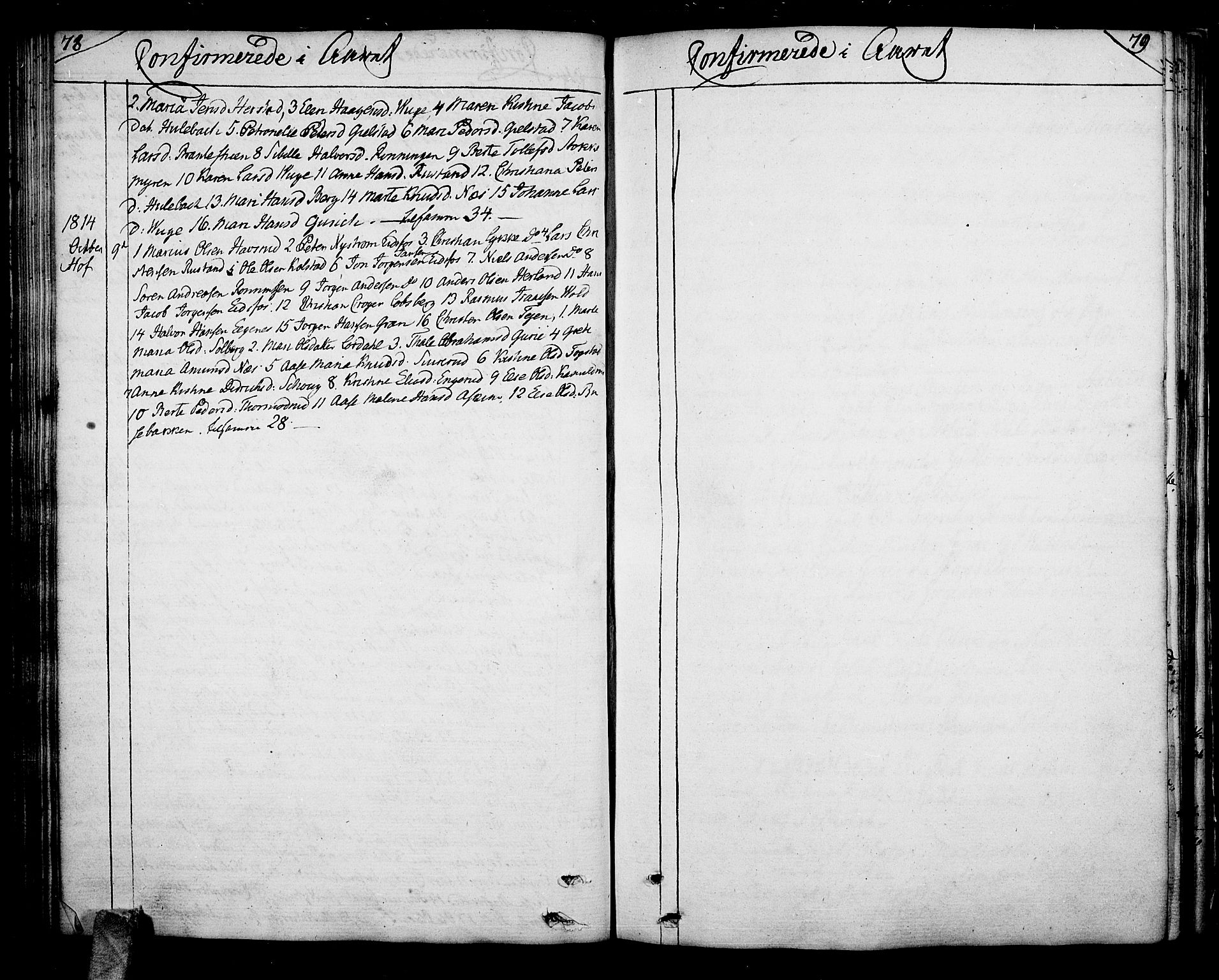 Hof kirkebøker, AV/SAKO-A-64/F/Fa/L0003: Parish register (official) no. I 3, 1782-1814, p. 78-79