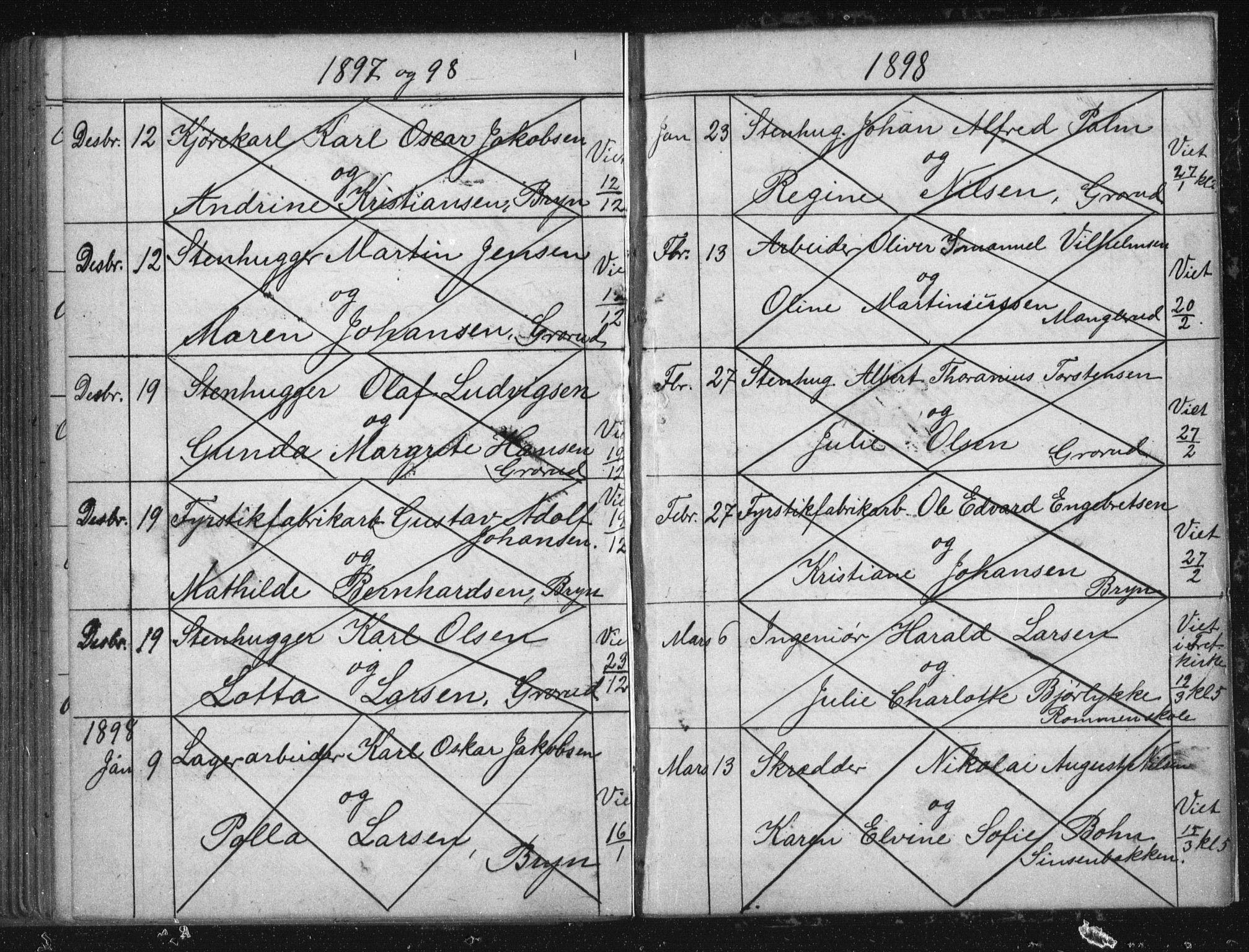 Østre Aker prestekontor Kirkebøker, SAO/A-10840/H/Ha/L0005: Banns register no. I 5, 1879-1899