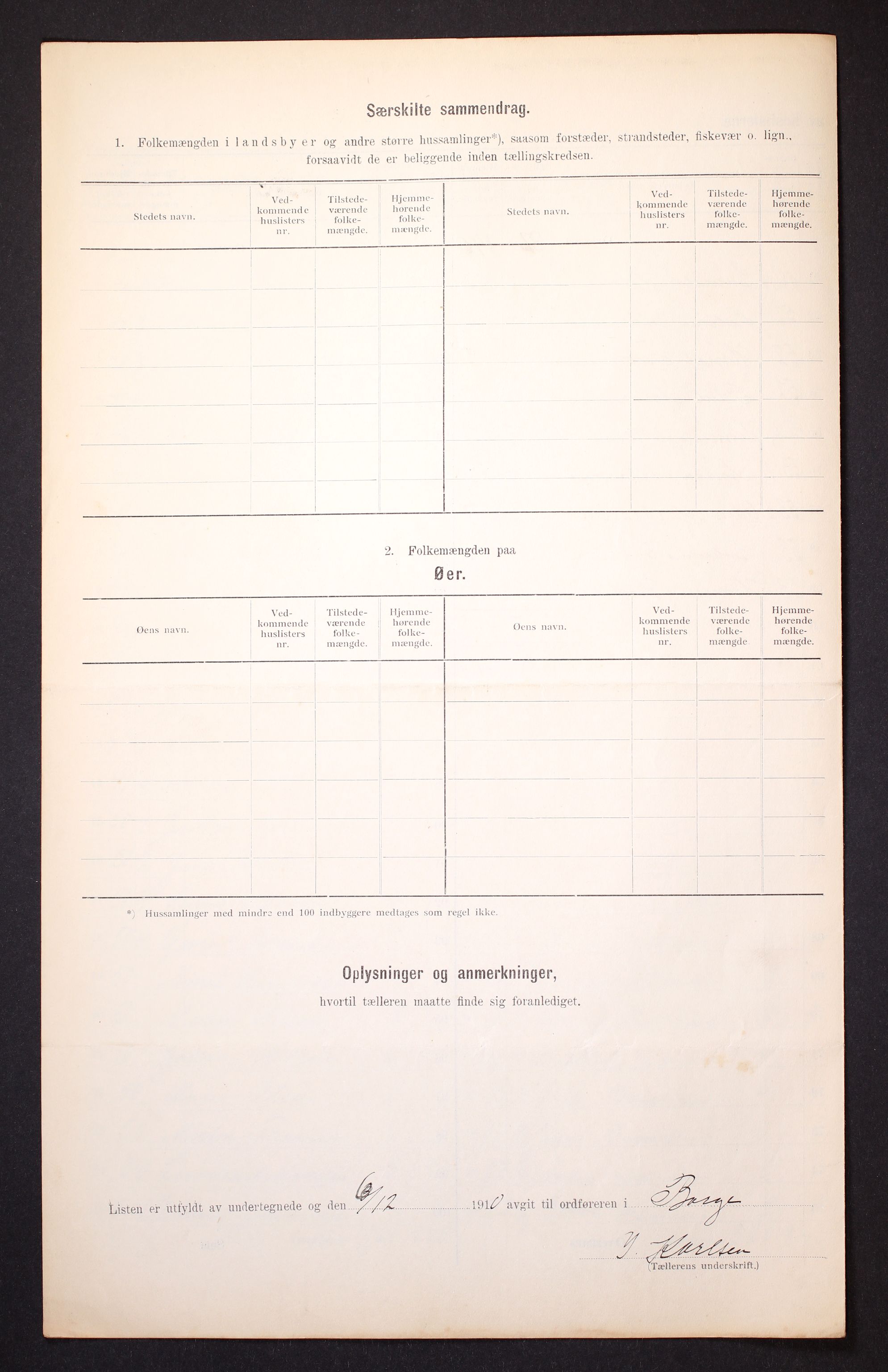 RA, 1910 census for Borge, 1910, p. 36