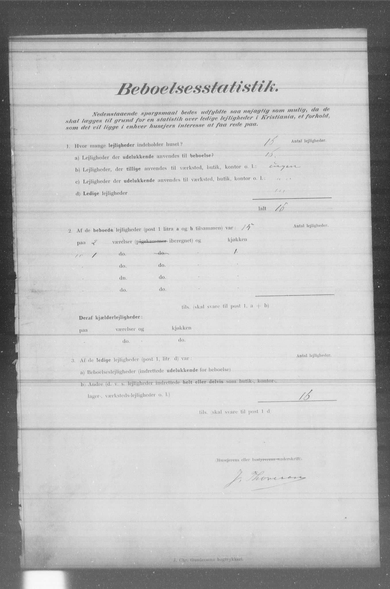 OBA, Municipal Census 1902 for Kristiania, 1902, p. 4314