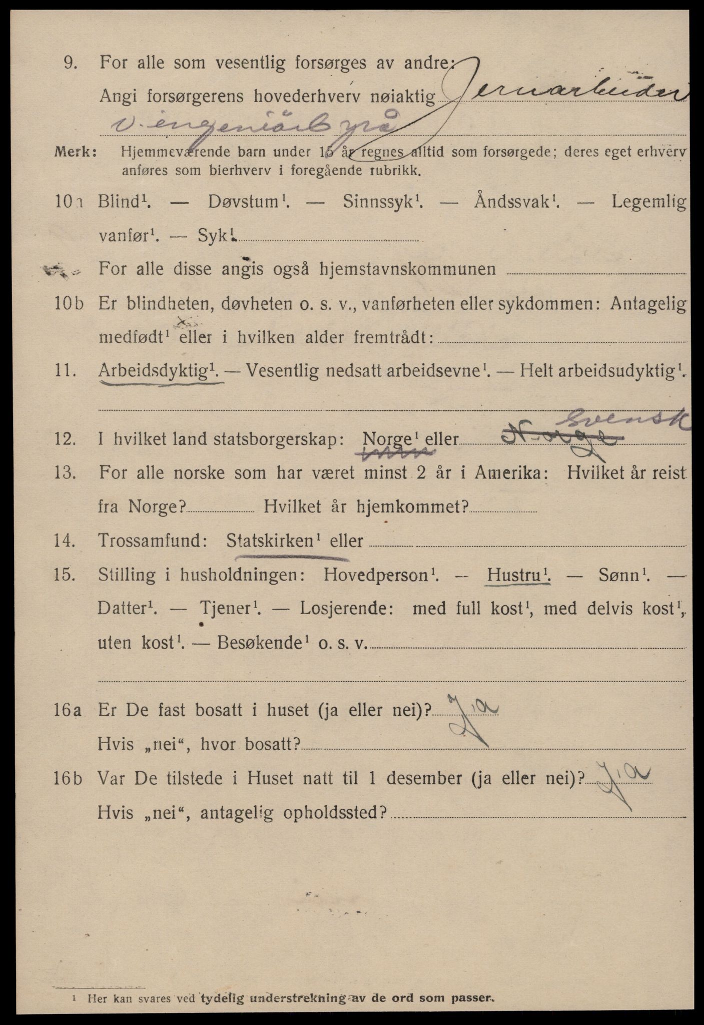 SAT, 1920 census for Ålesund, 1920, p. 36989