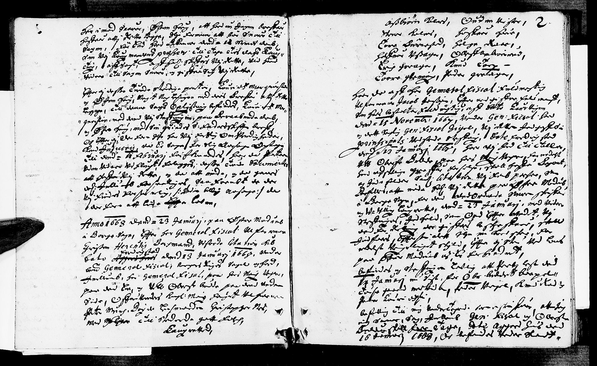 Rakkestad sorenskriveri, SAO/A-10686/F/Fb/L0018: Tingbøker, 1668, p. 1b-2a