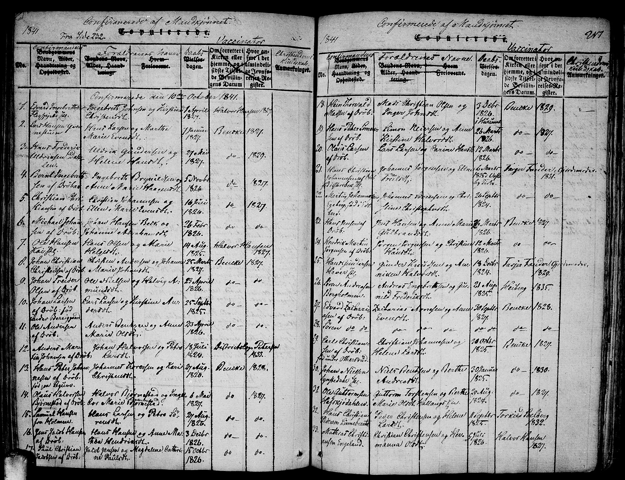 Drøbak prestekontor Kirkebøker, AV/SAO-A-10142a/F/Fa/L0001: Parish register (official) no. I 1, 1816-1842, p. 217