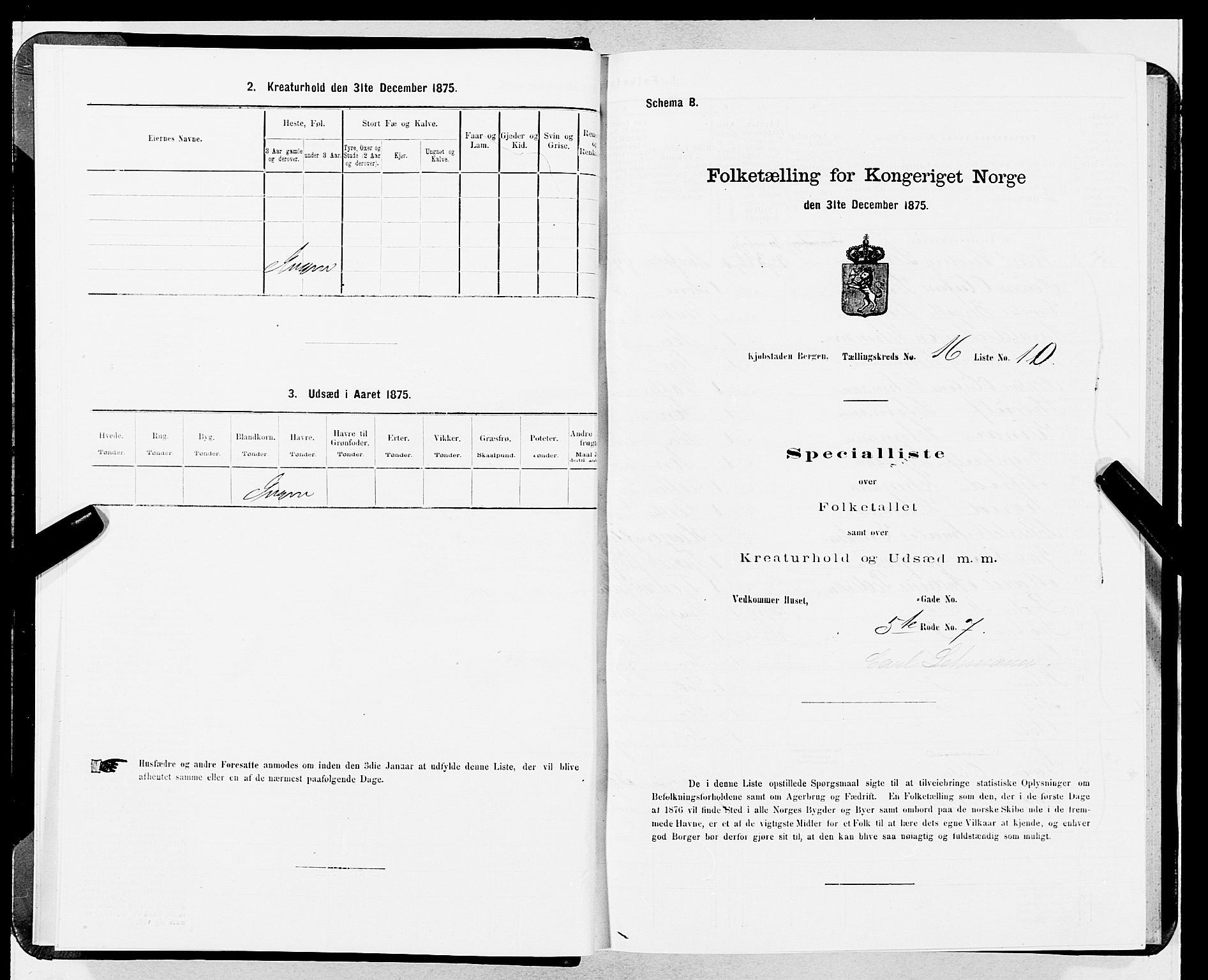 SAB, 1875 census for 1301 Bergen, 1875, p. 817