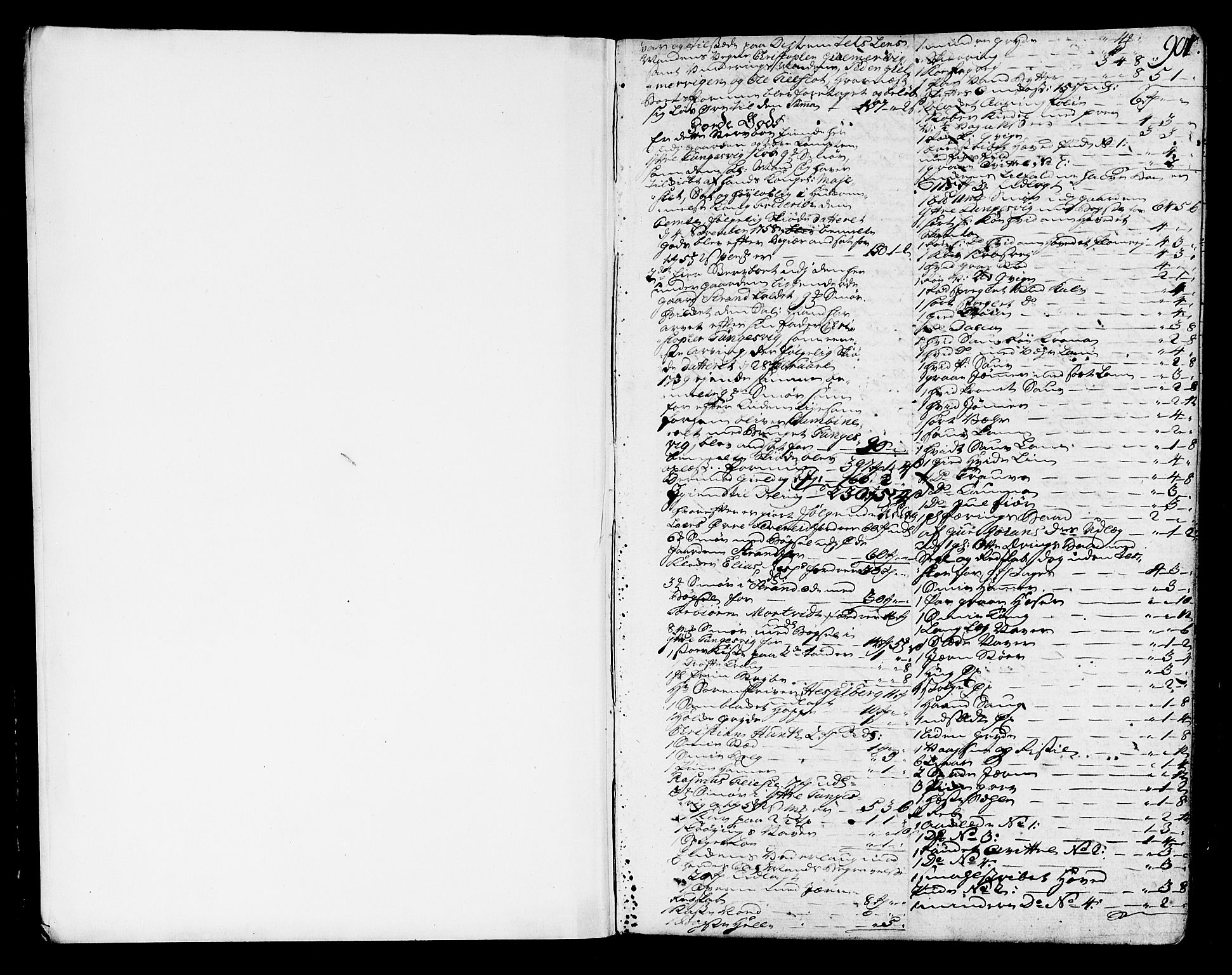 Sunnhordland sorenskrivar, SAB/A-2401/1/H/Ha/Haa/L0007: Skifteprotokollar. Register på lesesal. Fol. 901- ut, 1768-1773, p. 900b-901a