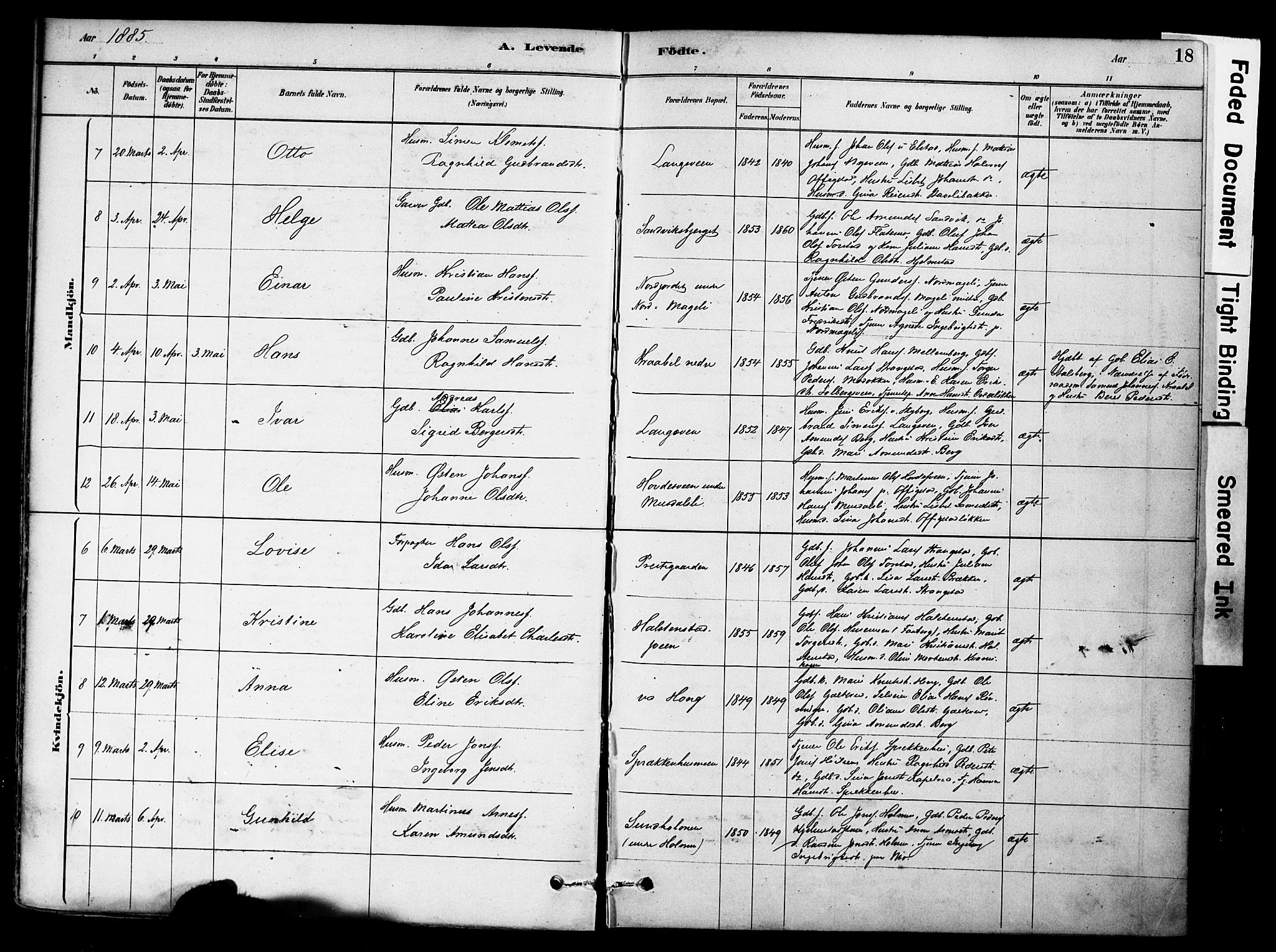 Øyer prestekontor, SAH/PREST-084/H/Ha/Haa/L0009: Parish register (official) no. 9, 1878-1893, p. 18