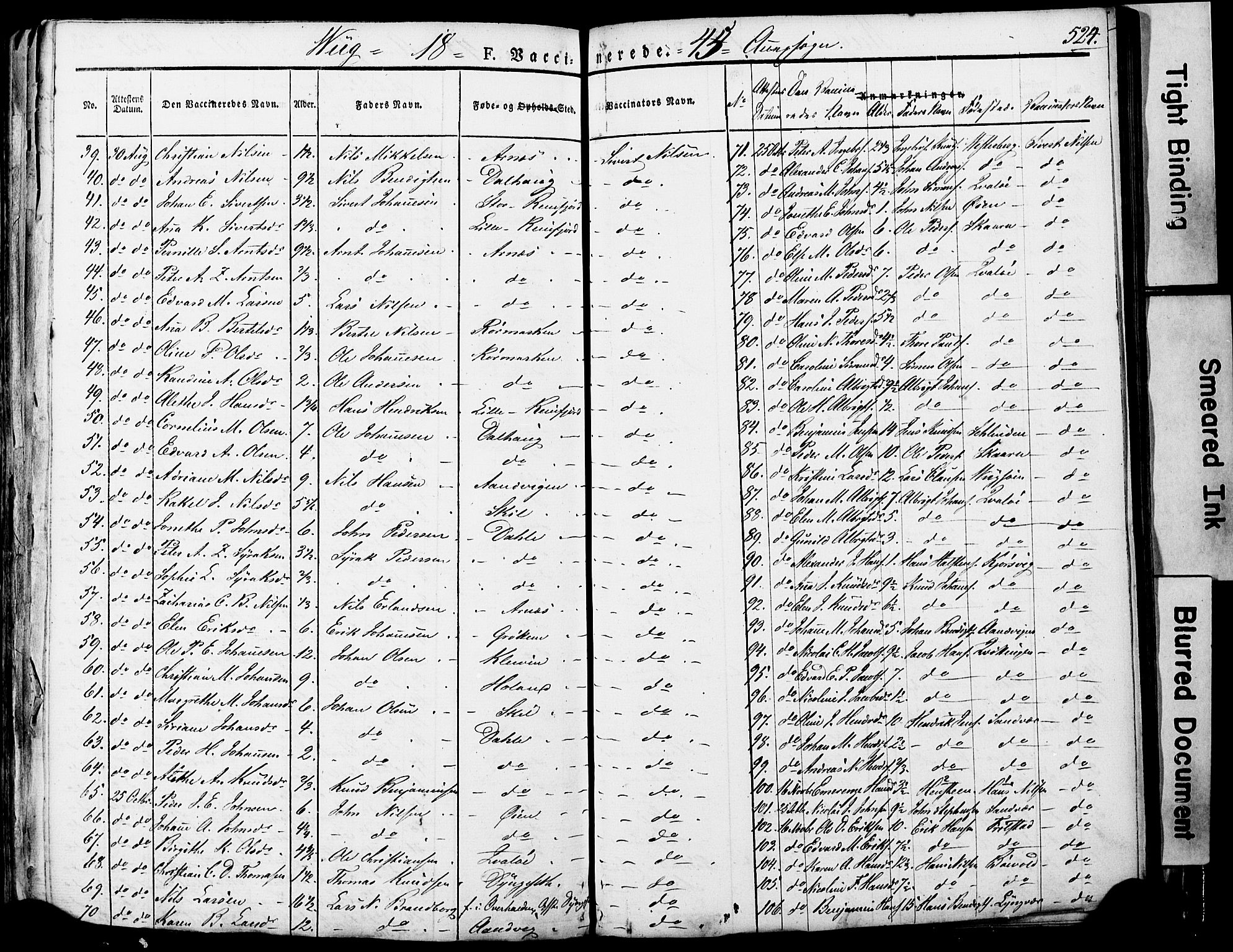 Ministerialprotokoller, klokkerbøker og fødselsregistre - Nordland, AV/SAT-A-1459/812/L0176: Parish register (official) no. 812A05, 1834-1874, p. 524