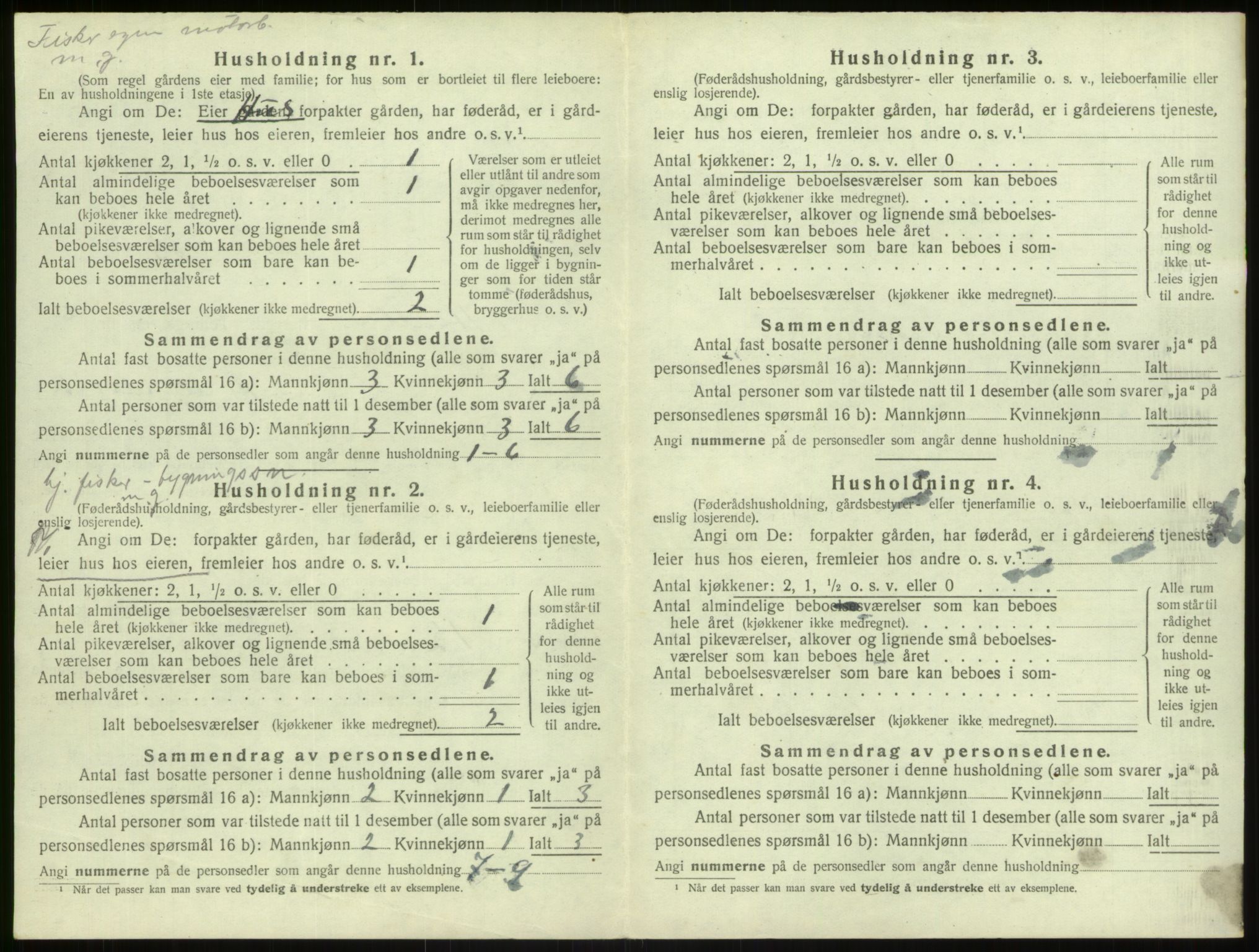 SAB, 1920 census for Herdla, 1920, p. 578