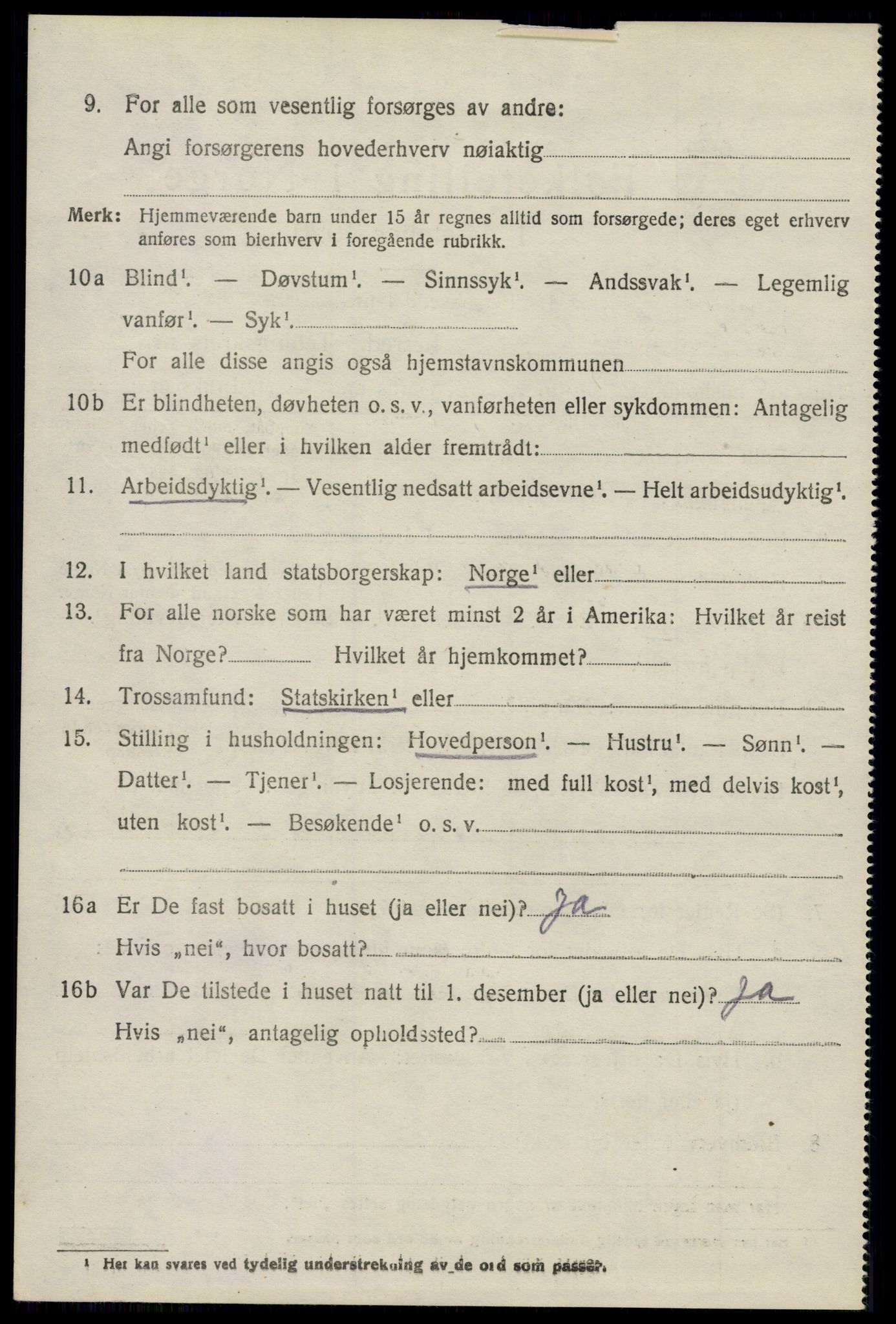 SAO, 1920 census for Glemmen, 1920, p. 9032