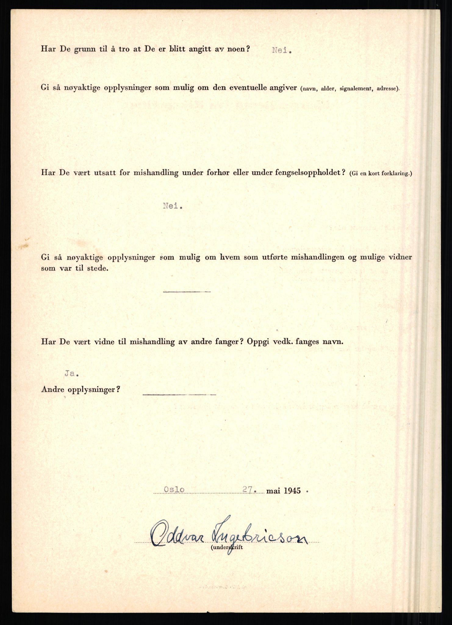 Rikspolitisjefen, AV/RA-S-1560/L/L0007: Heen, Erik C. - Iversen, Trygve, 1940-1945, p. 1138