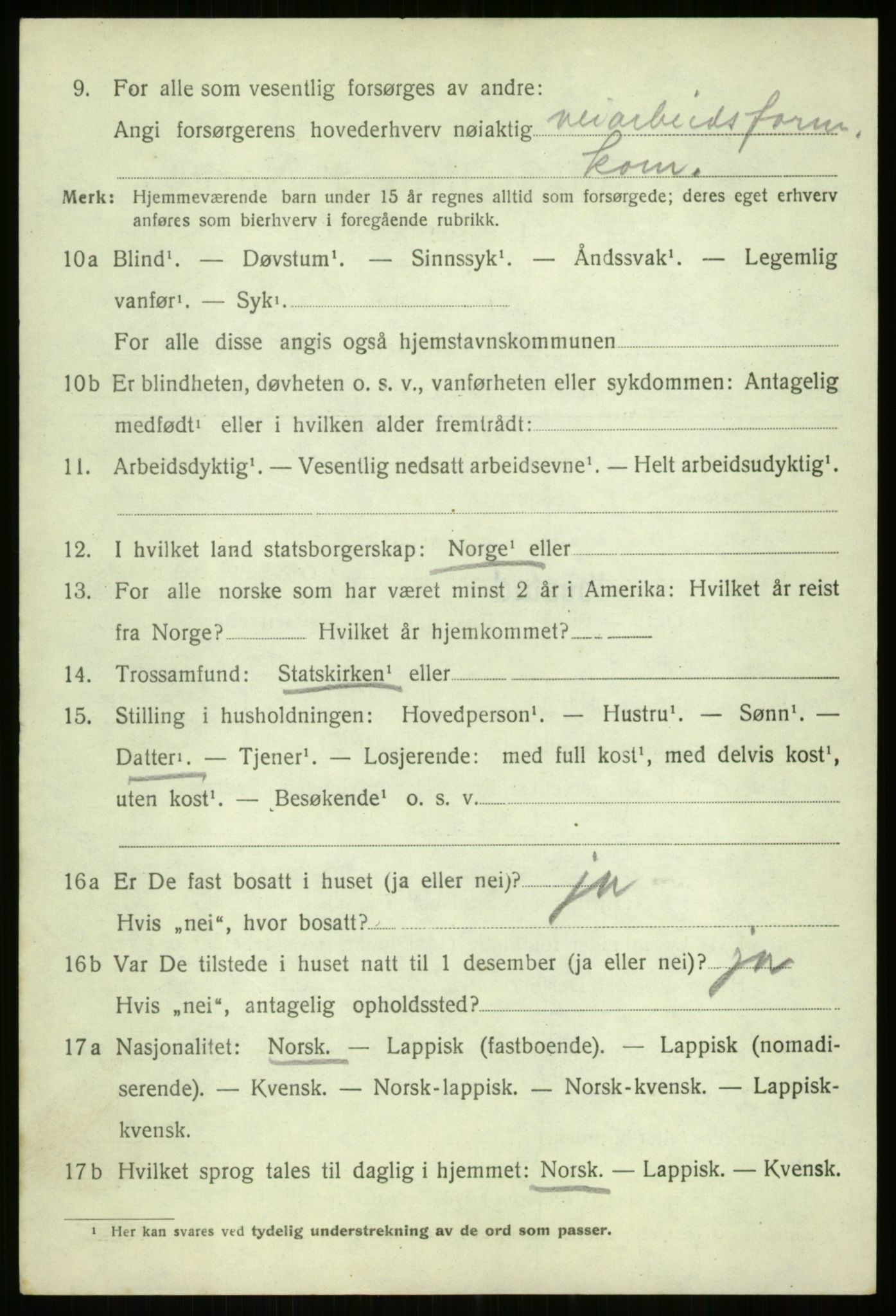 SATØ, 1920 census for Ibestad, 1920, p. 2753