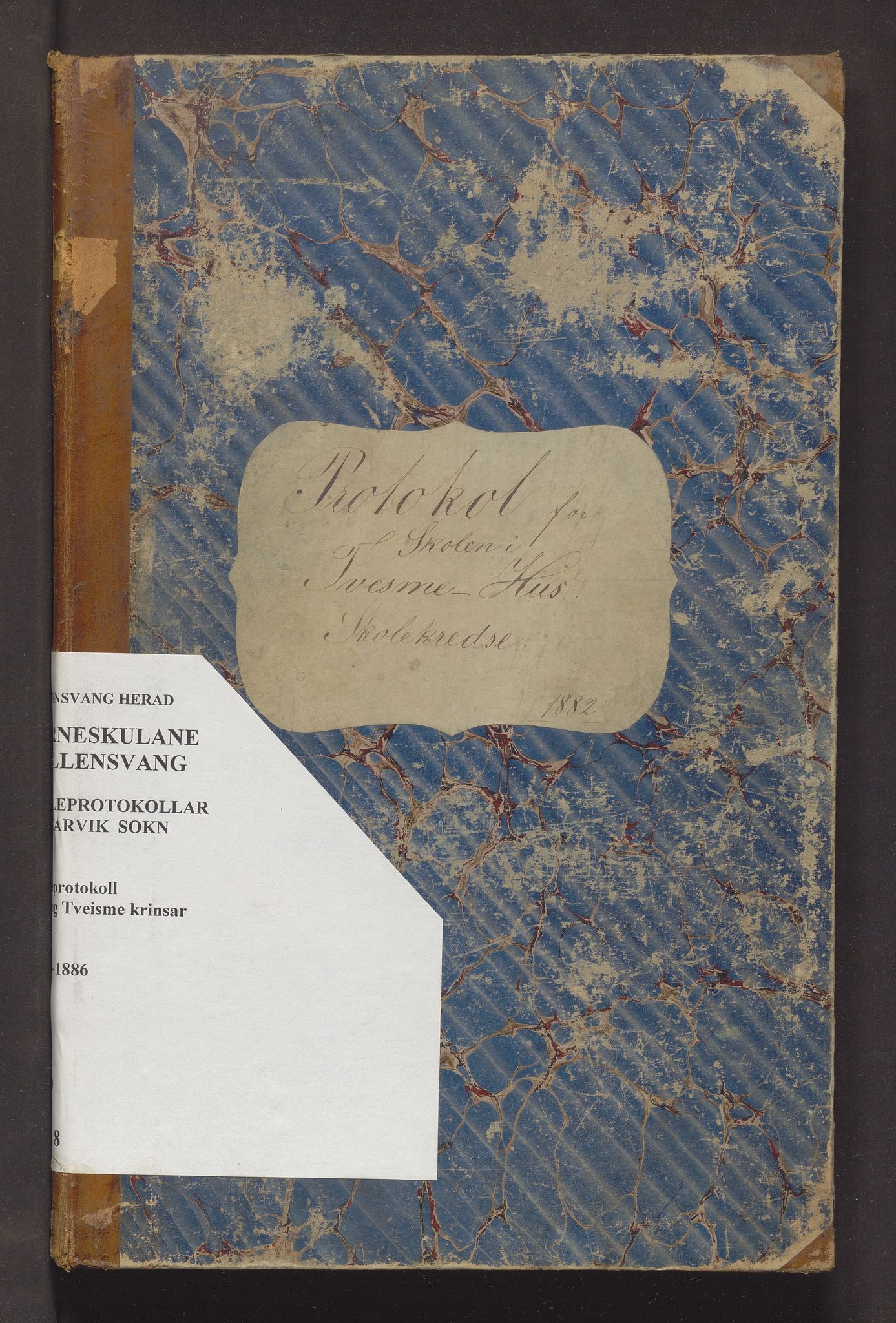 Ullensvang herad. Barneskulane , IKAH/1231b-231/F/Fa/Fab/L0008: Skuleprotokoll for Hus og Tveisme krinsar , 1882-1886