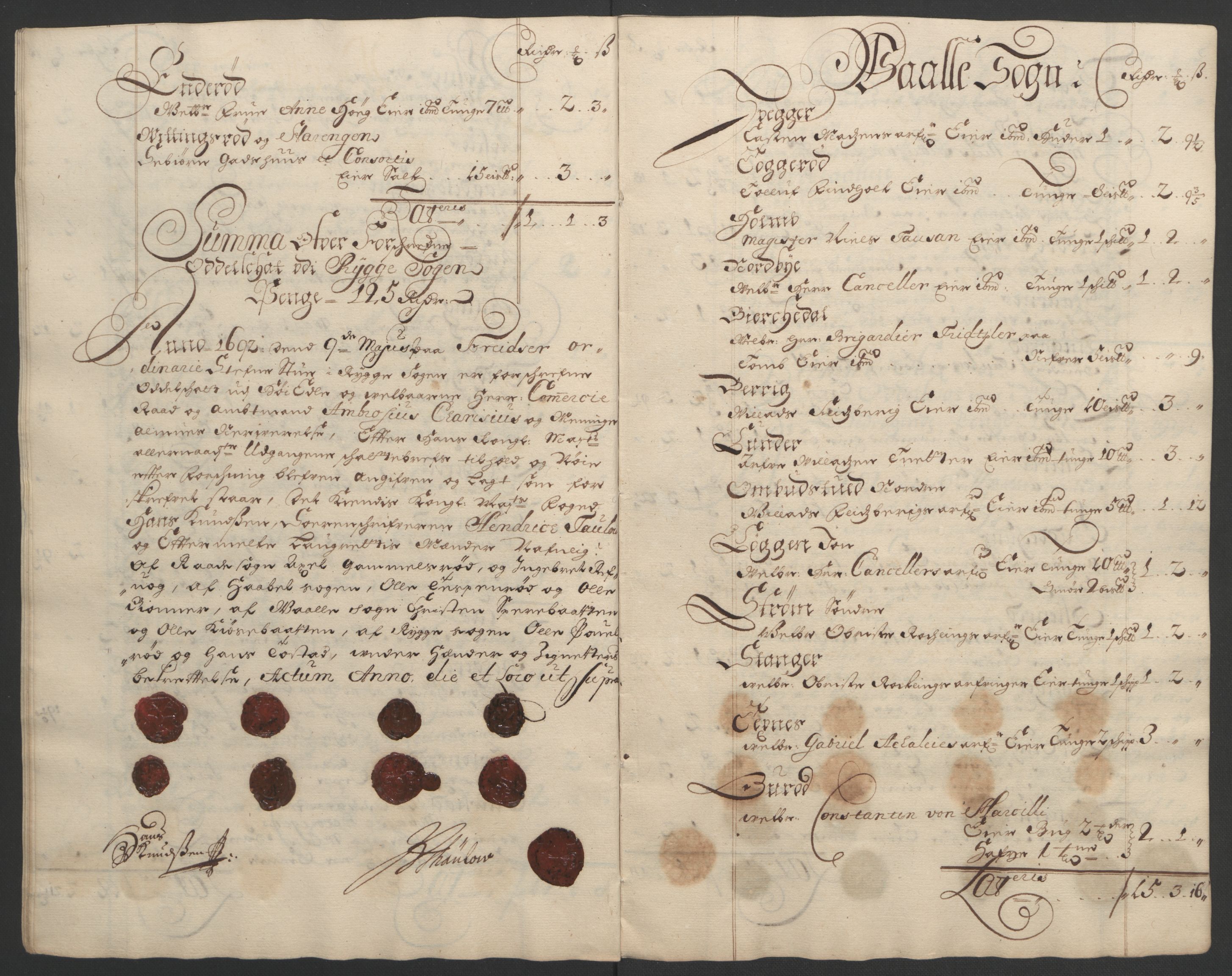 Rentekammeret inntil 1814, Reviderte regnskaper, Fogderegnskap, AV/RA-EA-4092/R02/L0108: Fogderegnskap Moss og Verne kloster, 1692-1693, p. 110